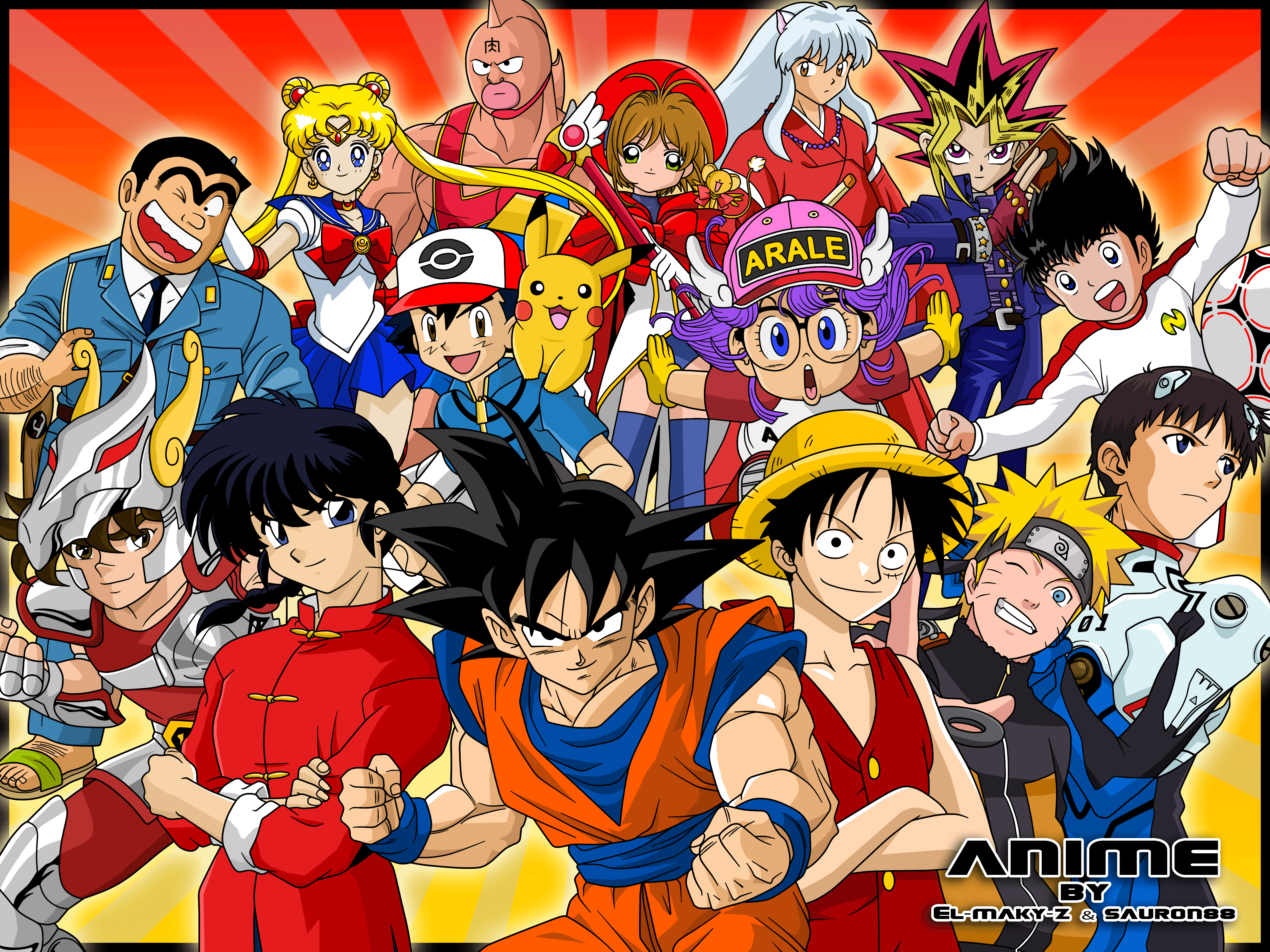 Anime All Heros Crossover Wallpapers