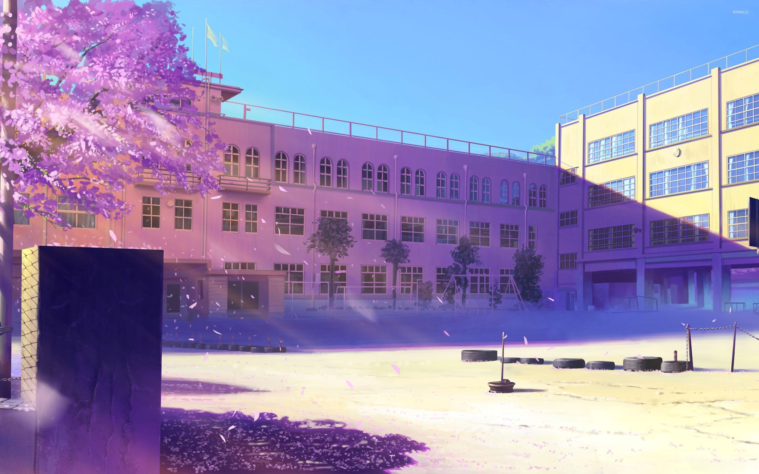 Anime Background School