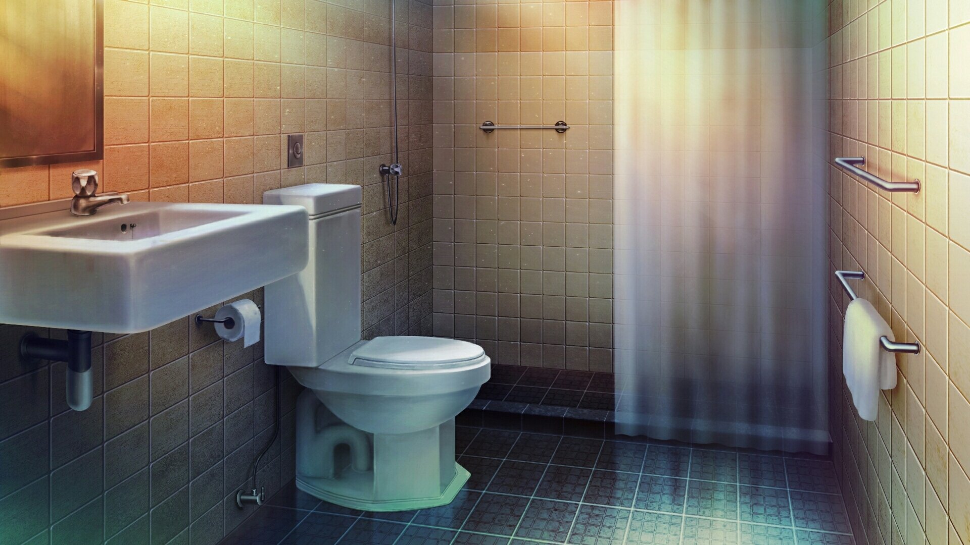 Anime Bathroom Wallpapers