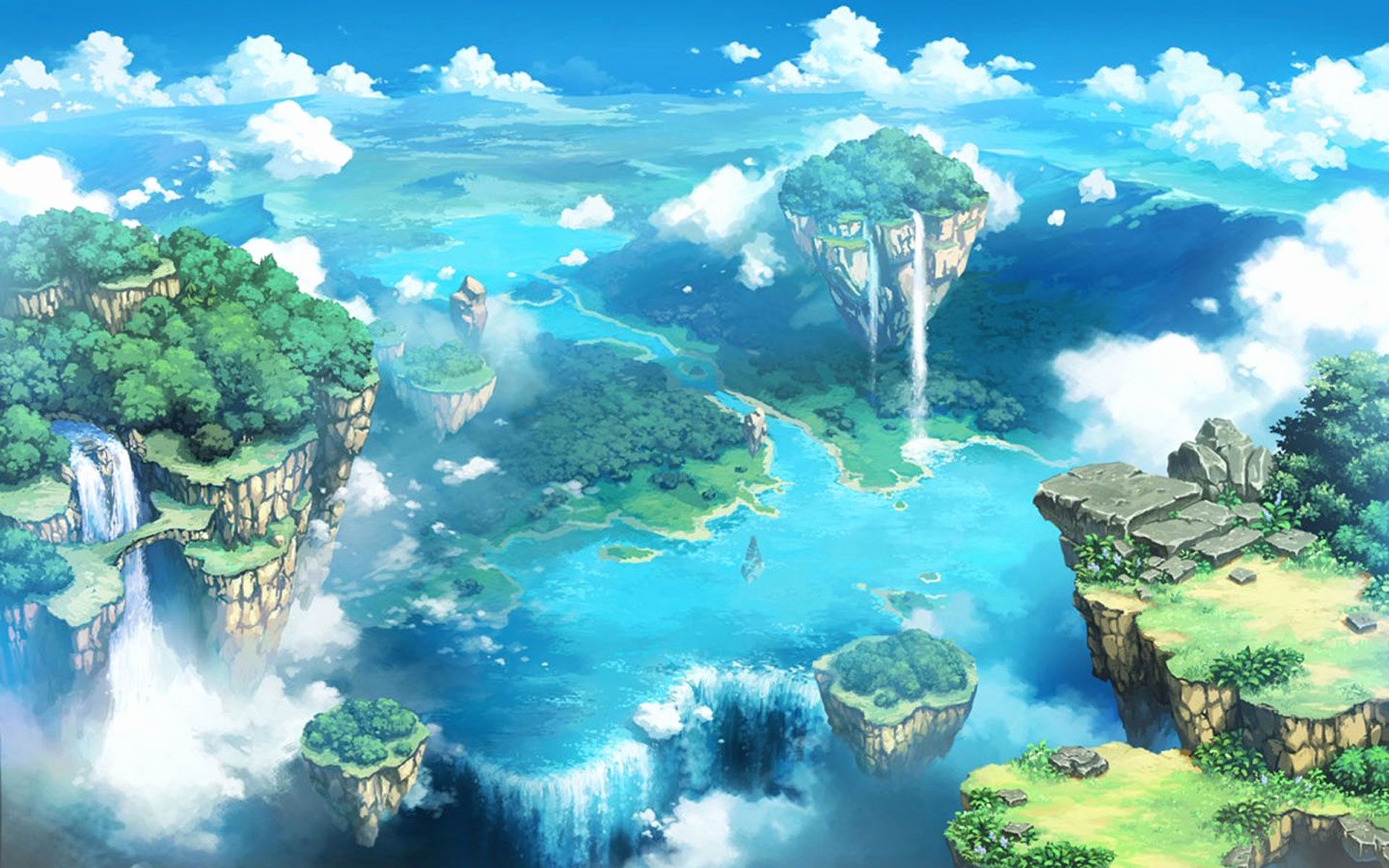 Anime Beautiful Scenery Wallpapers