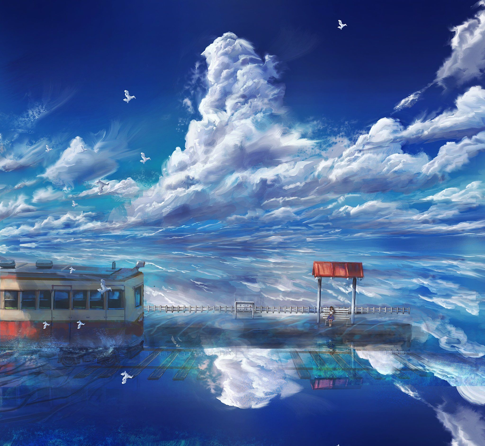 Anime Beautiful Scenery Wallpapers