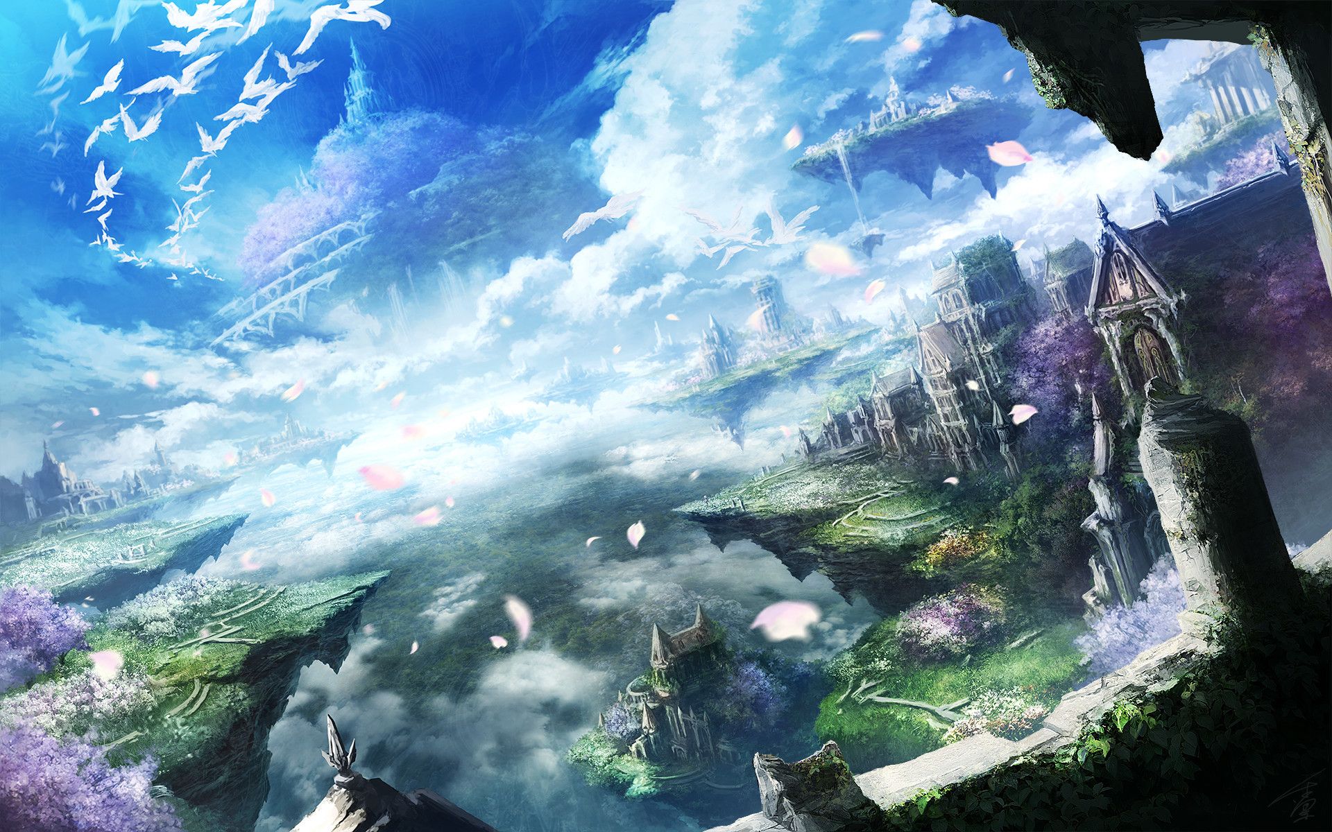 Anime Beautiful Scenery Wallpapers