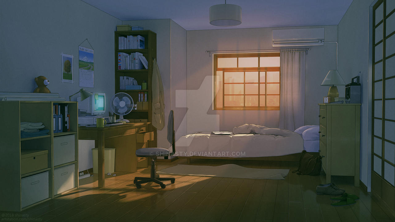 Anime Bedroom Scenery Wallpapers