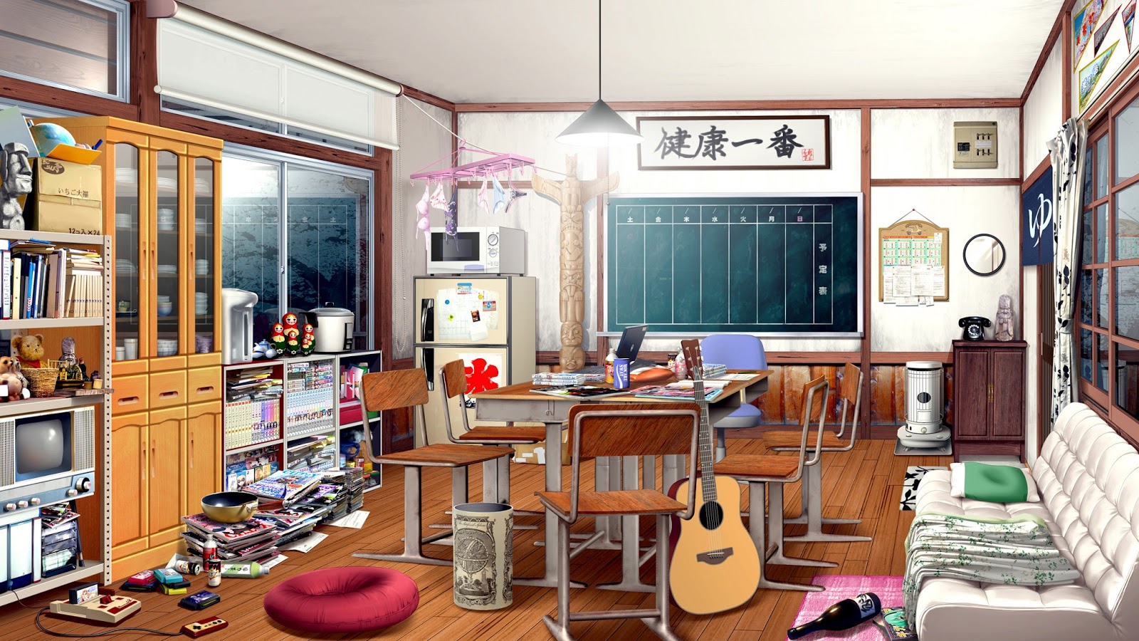 Anime Bedroom Scenery Wallpapers