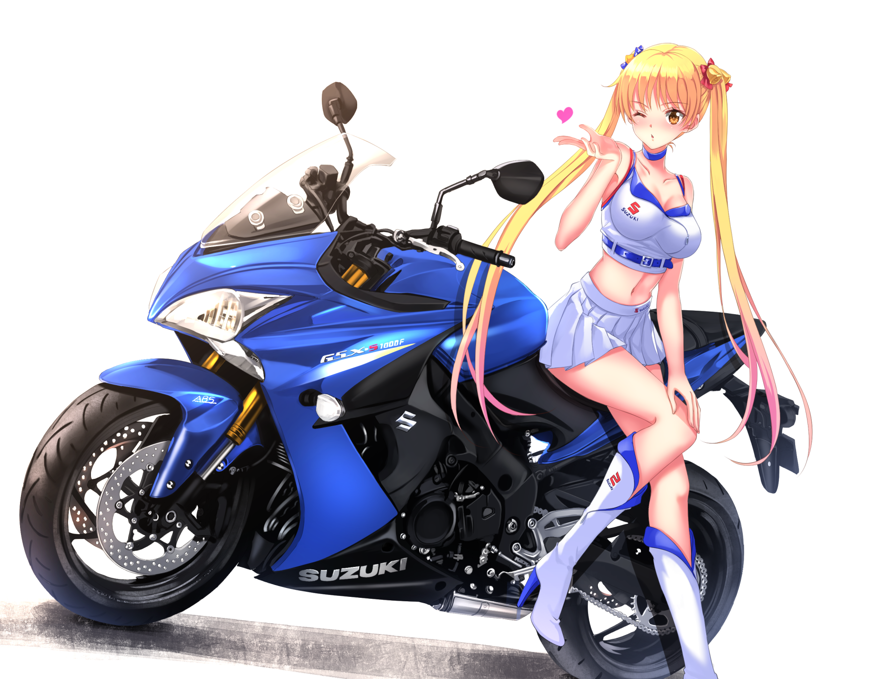 Anime Biker Girl Wallpapers