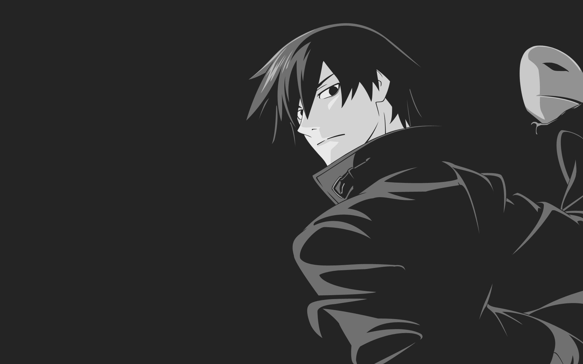 Anime Black And White Boy Wallpapers