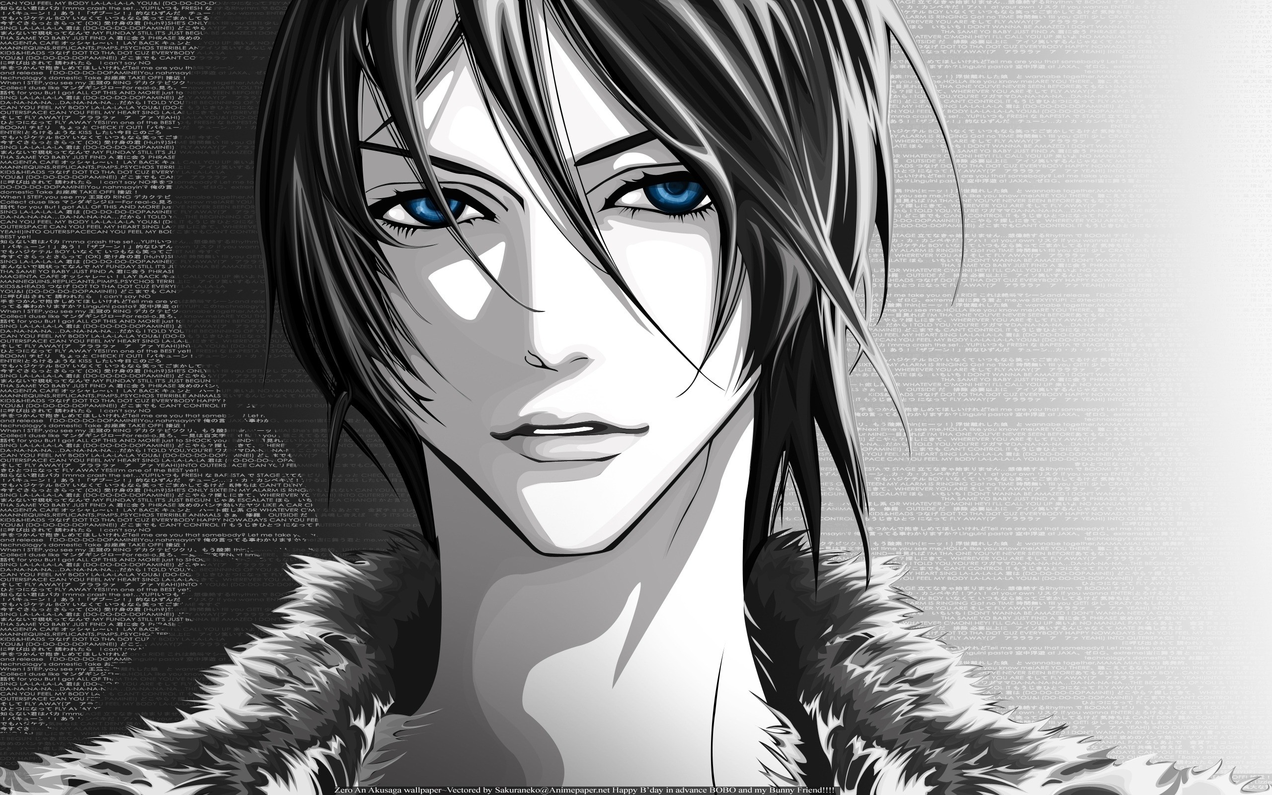 Anime Black And White Boy Wallpapers