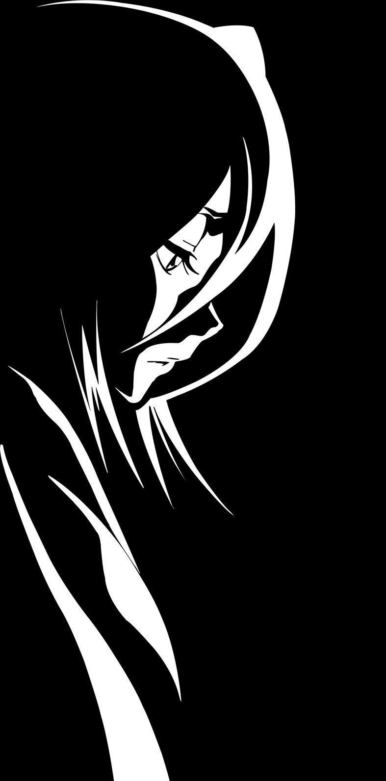 Anime Black And White Iphone Wallpapers