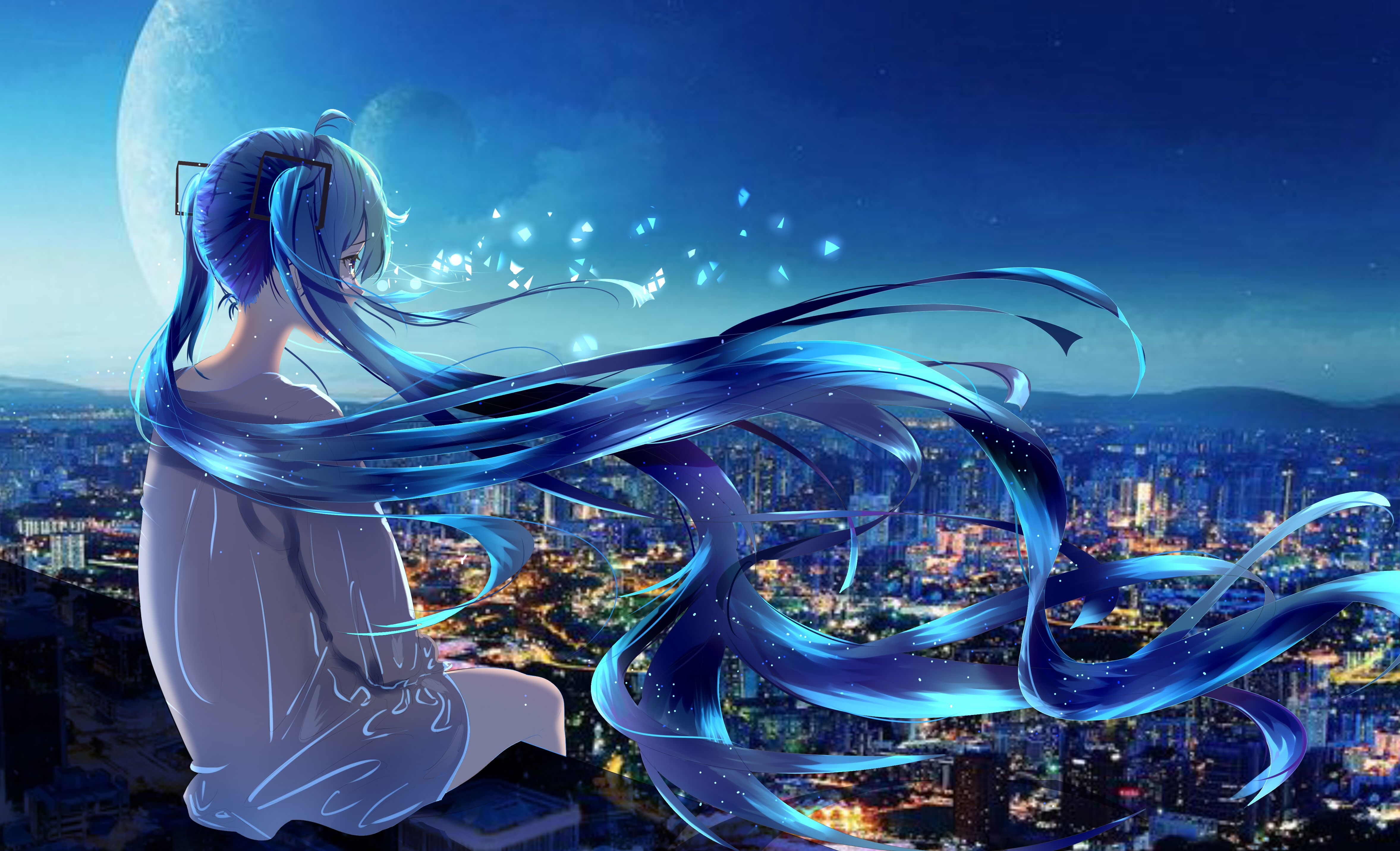 Anime Blue Girl Wallpapers