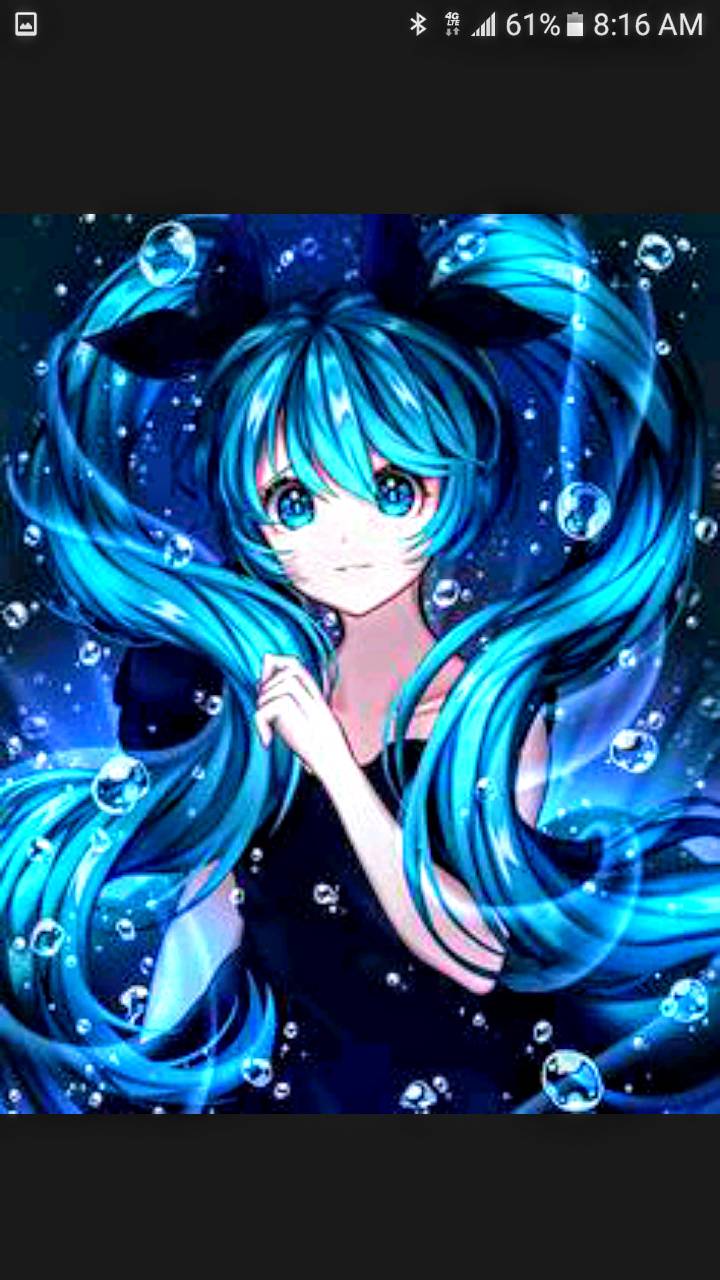 Anime Blue Girl Wallpapers