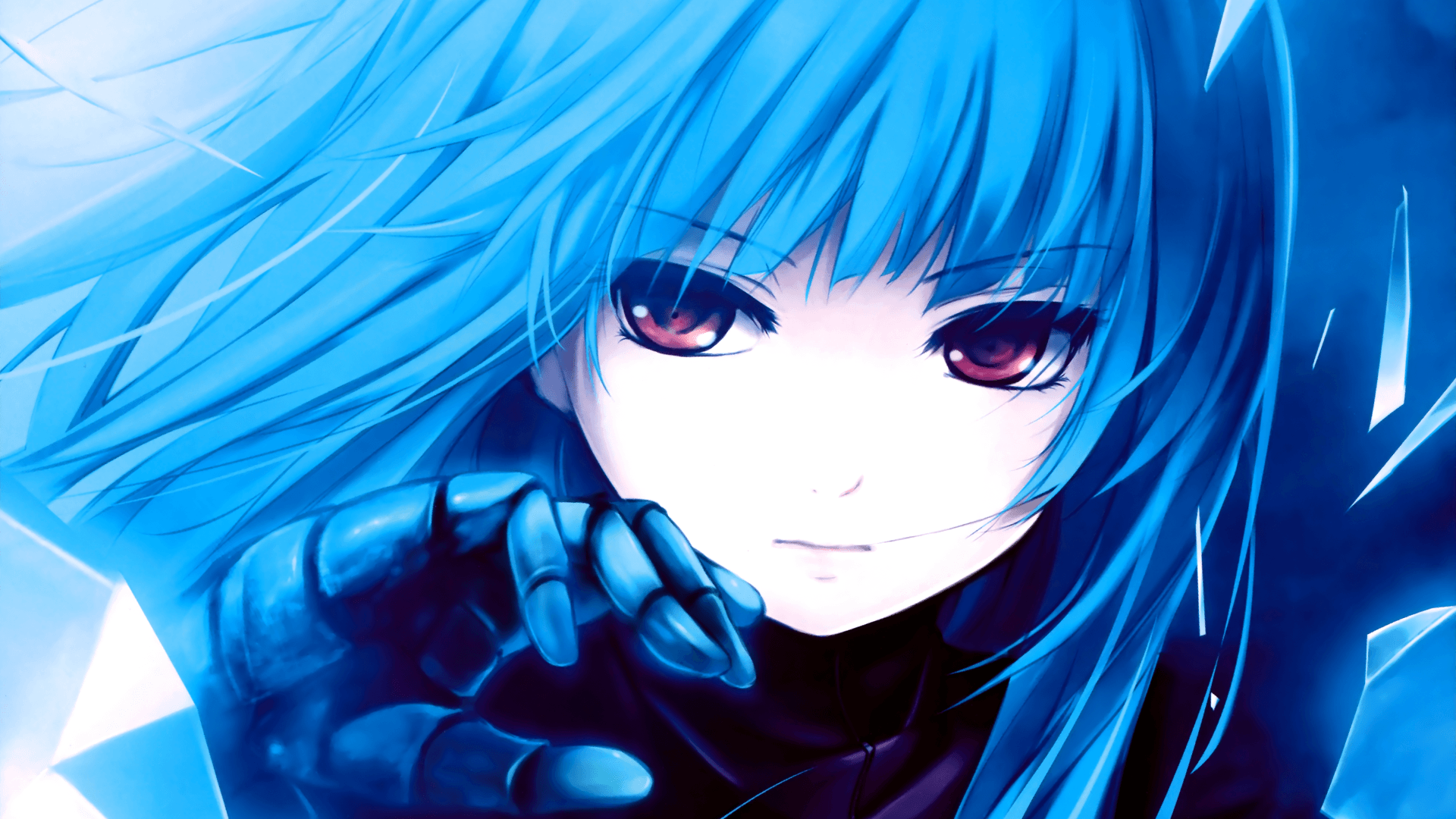 Anime Blue Girl Wallpapers