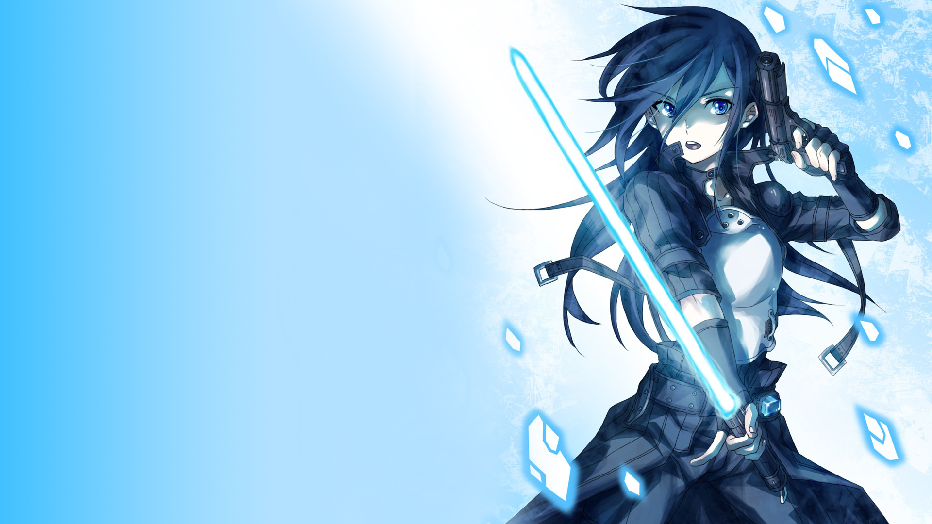 Anime Blue Girl Wallpapers