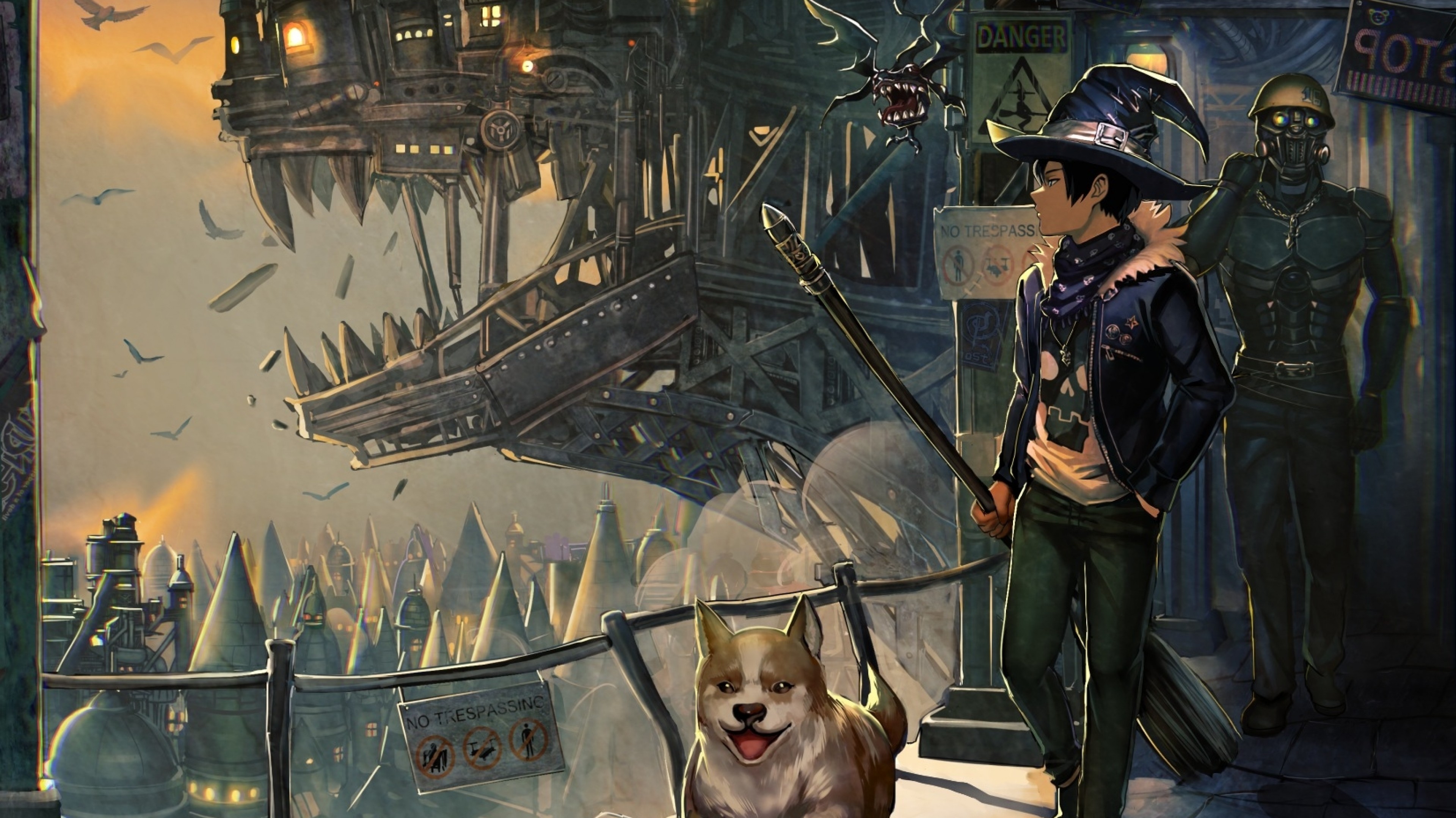 Anime Boy And Dog Wallpapers