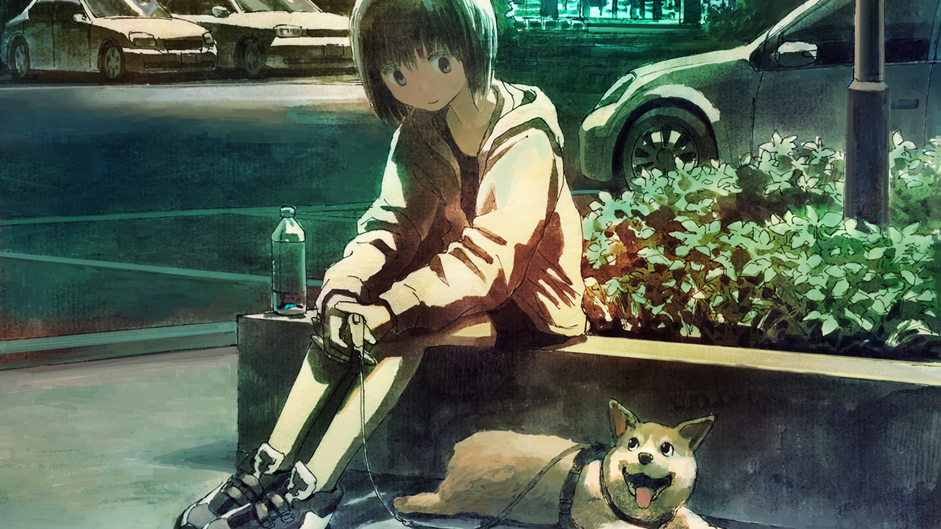 Anime Boy And Dog Wallpapers