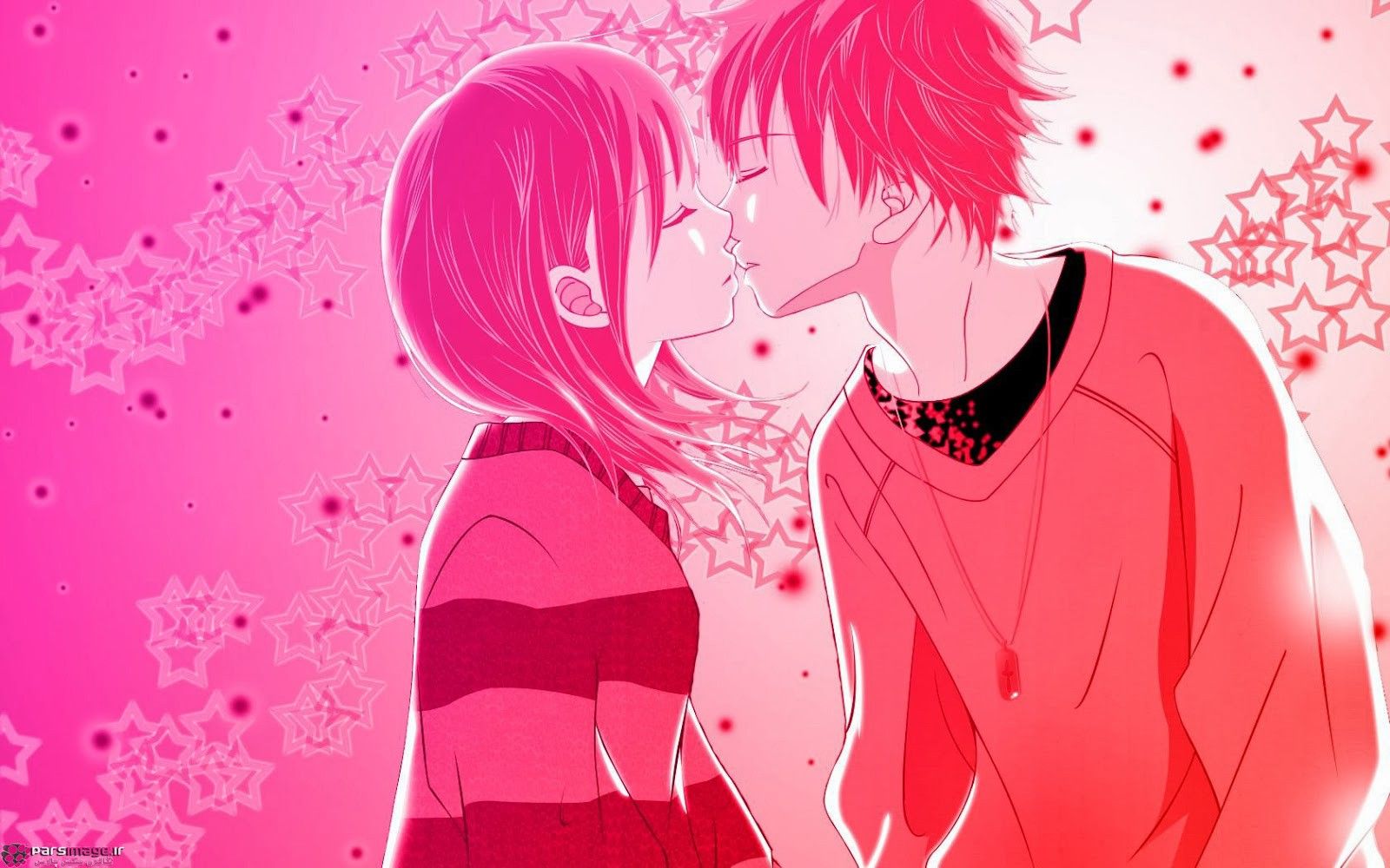 Anime Boy And Girl Kissing Wallpapers