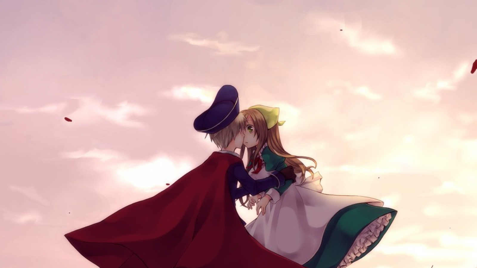 Anime Boy And Girl Kissing Wallpapers