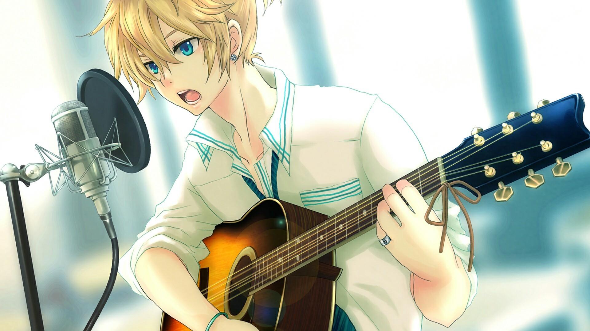 Anime Boy Guitar Wallpapers