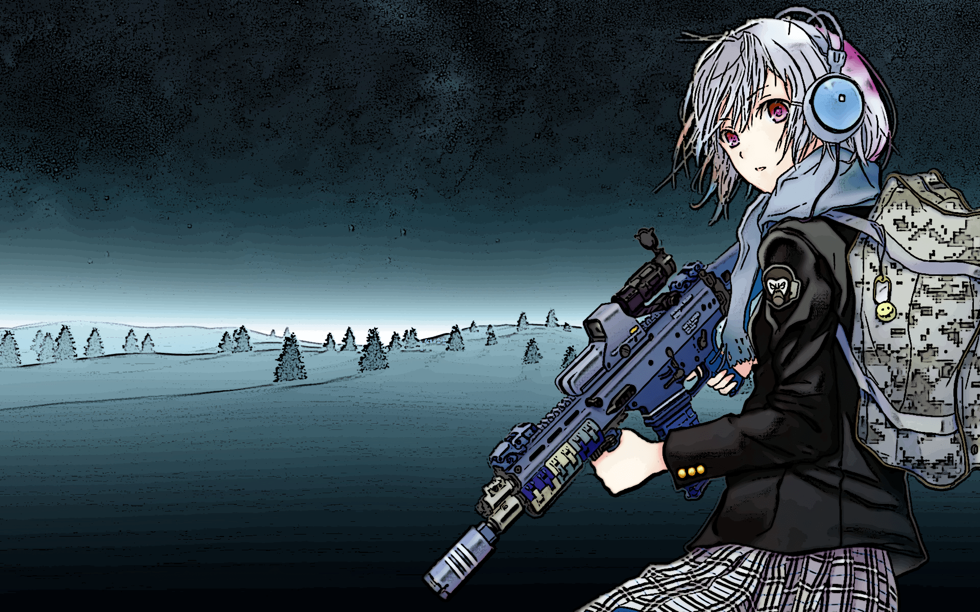 Anime Boy Gun Wallpapers