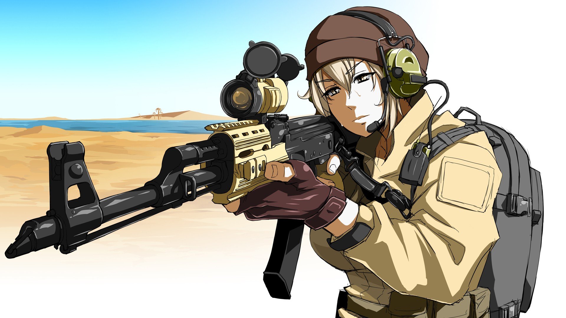 Anime Boy Gun Wallpapers