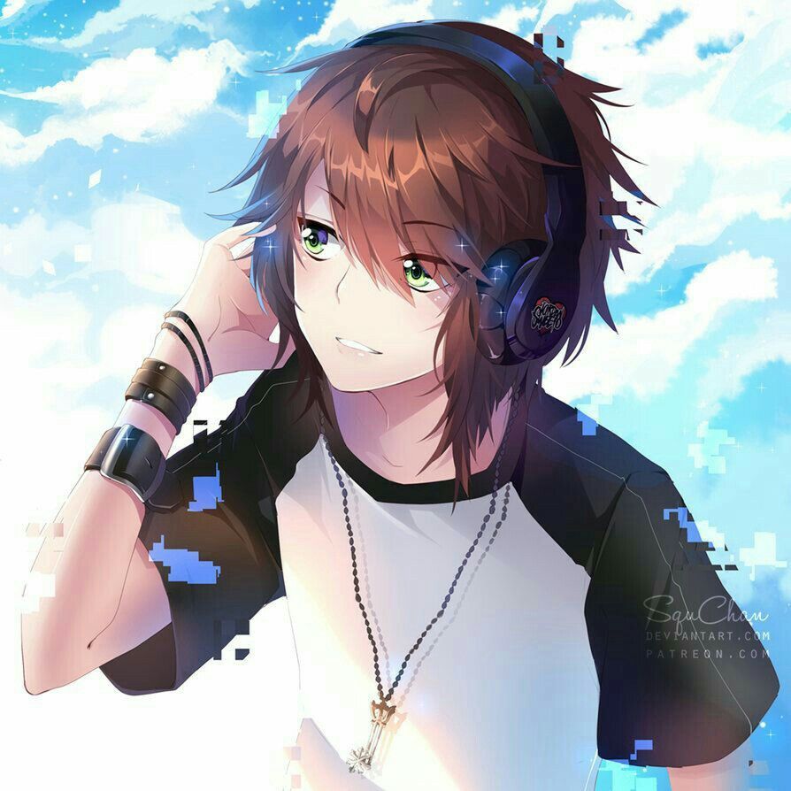 Anime Boy Headphones Wallpapers