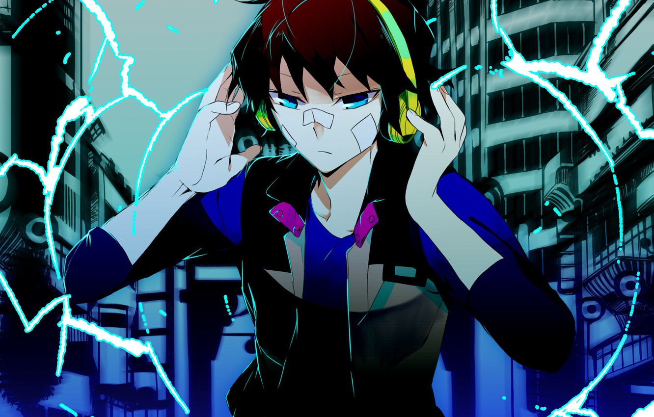 Anime Boy Headphones Wallpapers