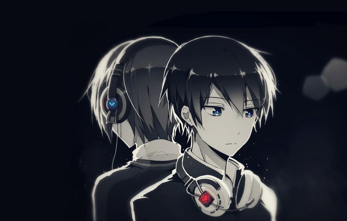 Anime Boy Headphones Wallpapers