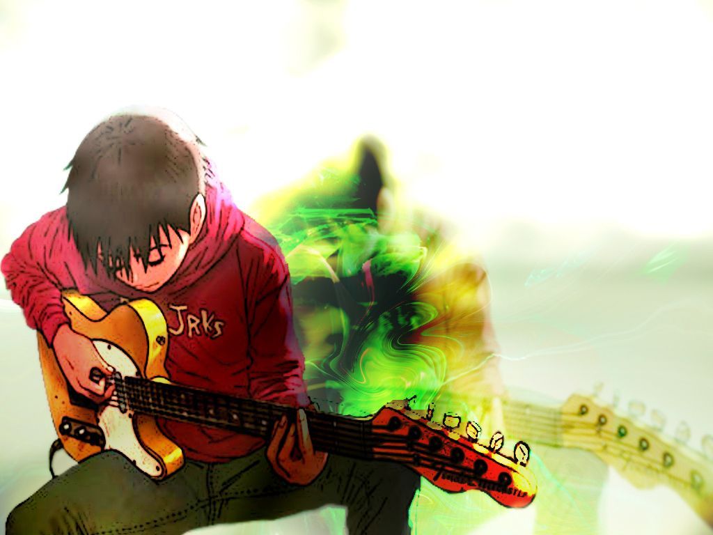 Anime Boy Playing Guitar Wallpapers