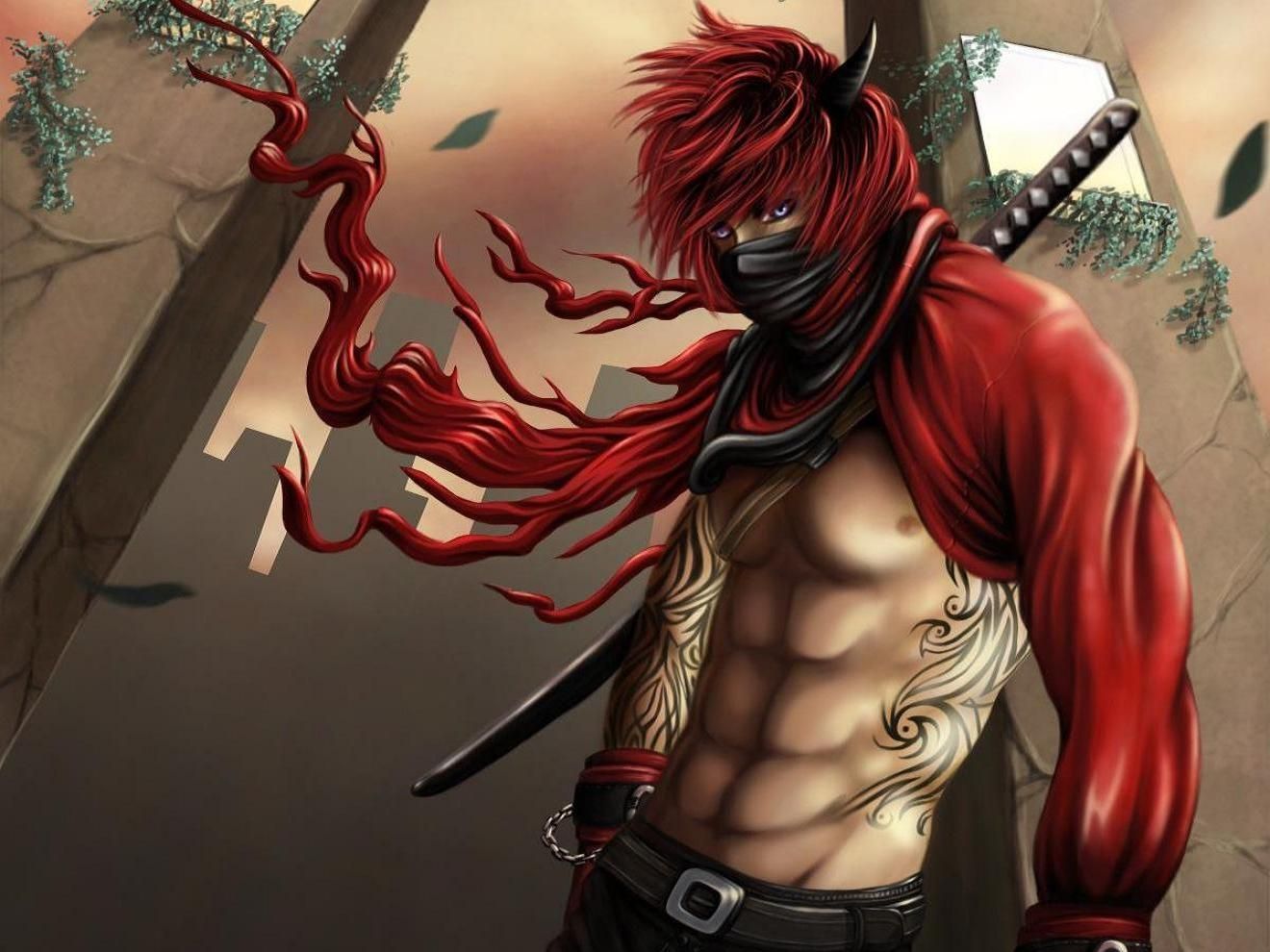 Anime Boy Red Hair Wallpapers