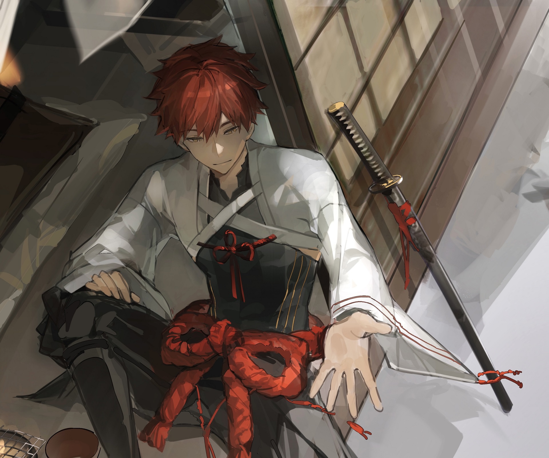 Anime Boy Red Hair Wallpapers