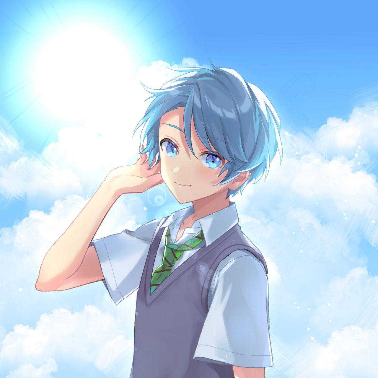 Anime Boy Smile Wallpapers