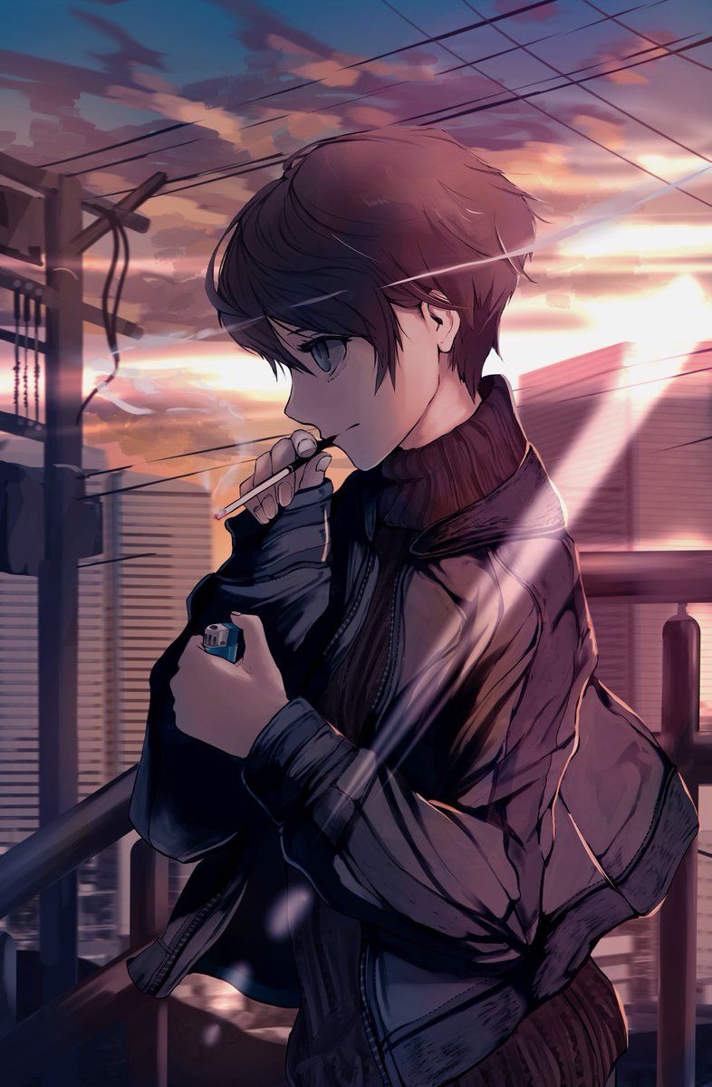 Anime Boy Smoking Wallpapers