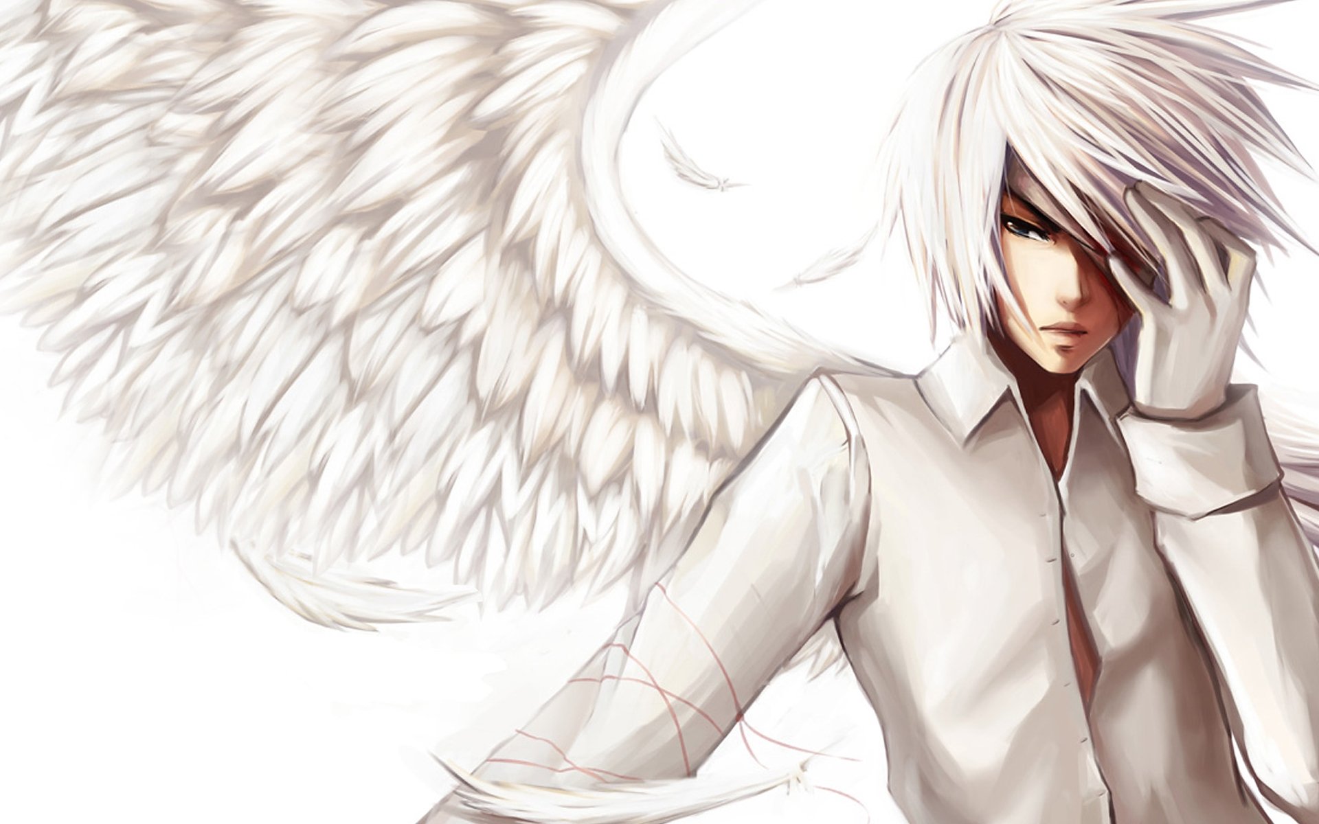 Anime Boy White Wallpapers