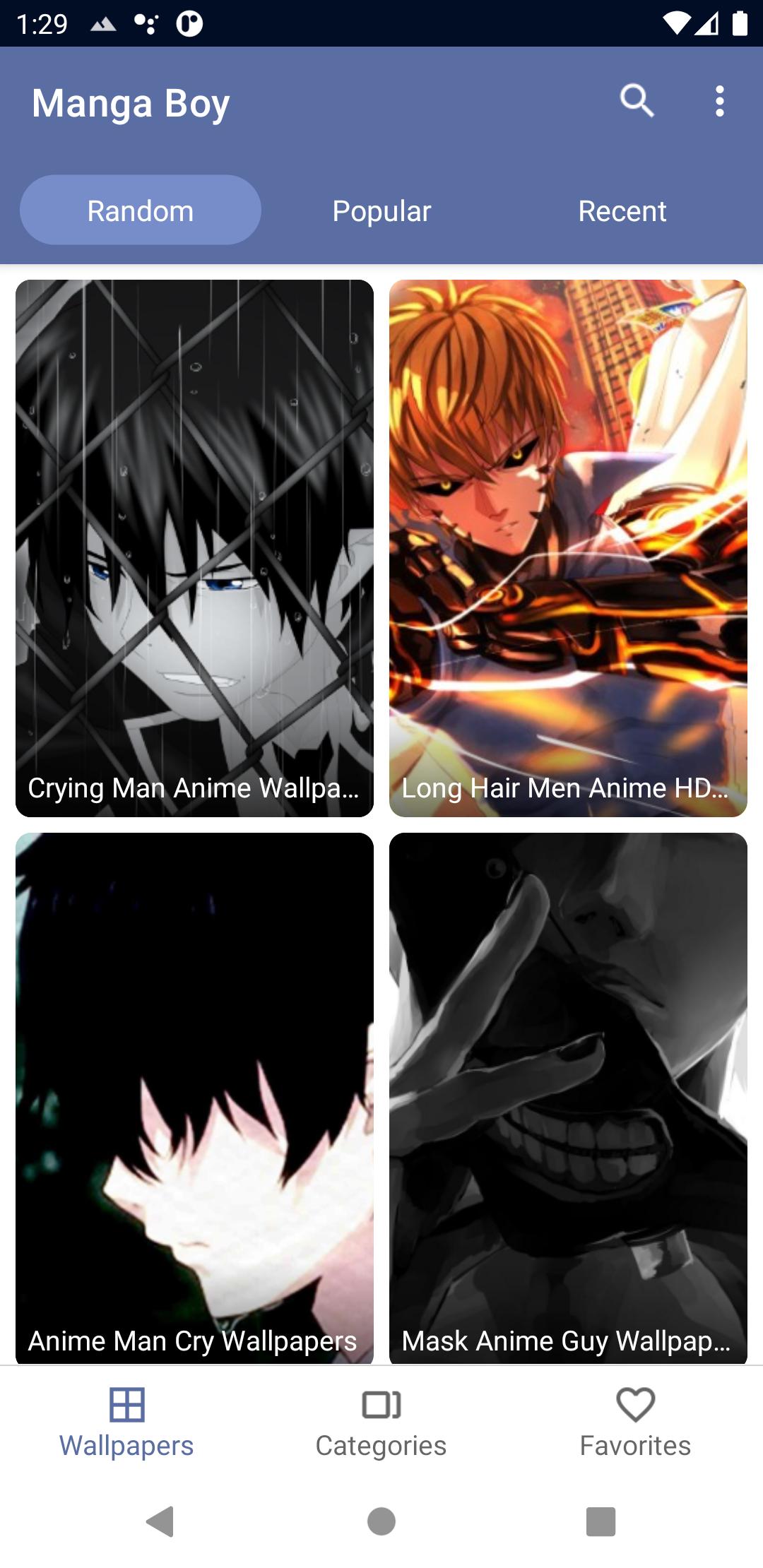 Anime Boys Crying Wallpapers