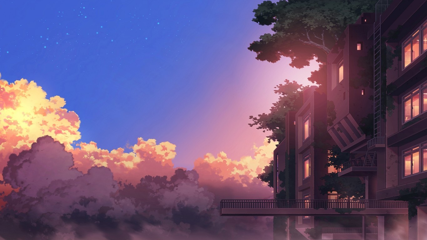 Anime Building Wallpapers