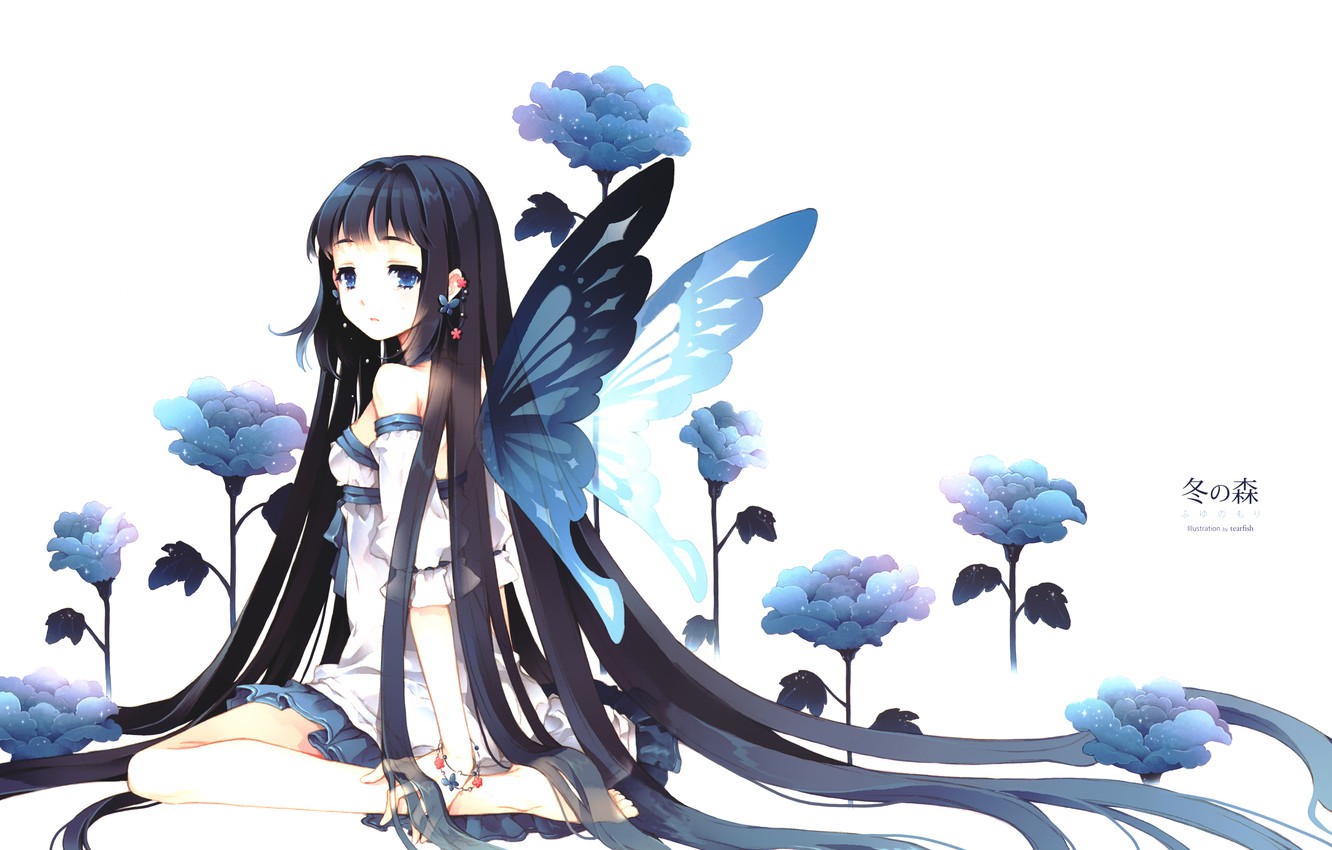 Anime Butterfly Girl Wallpapers