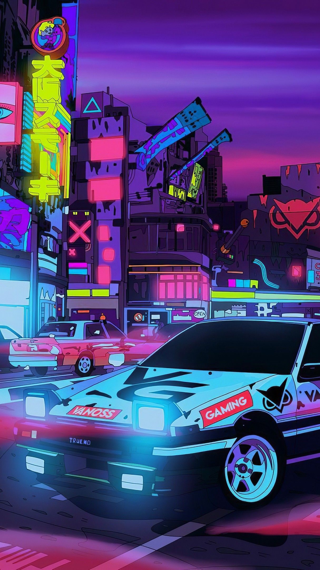 Anime Car Aesthetic Wallpapers
