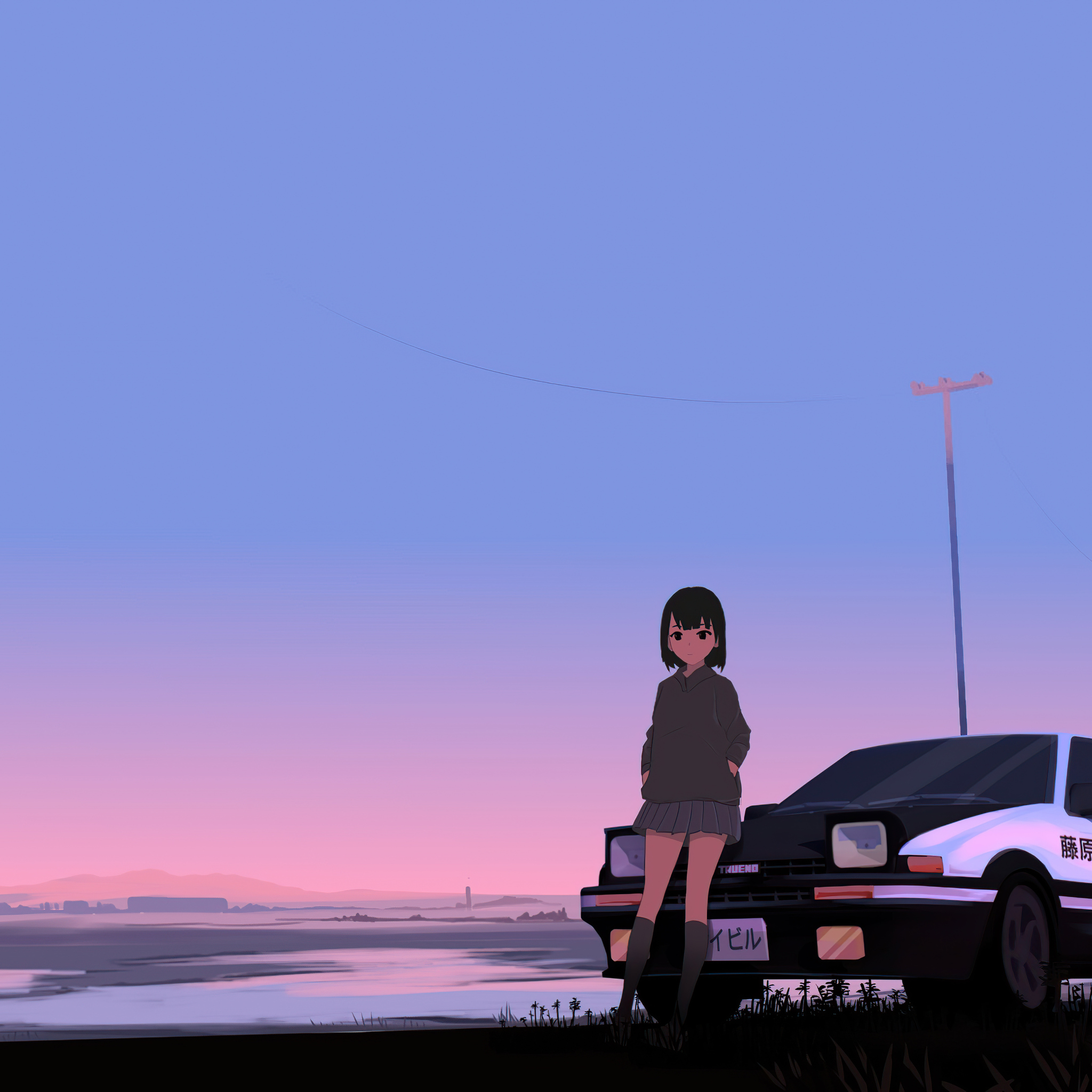 Anime Car Aesthetic Wallpapers