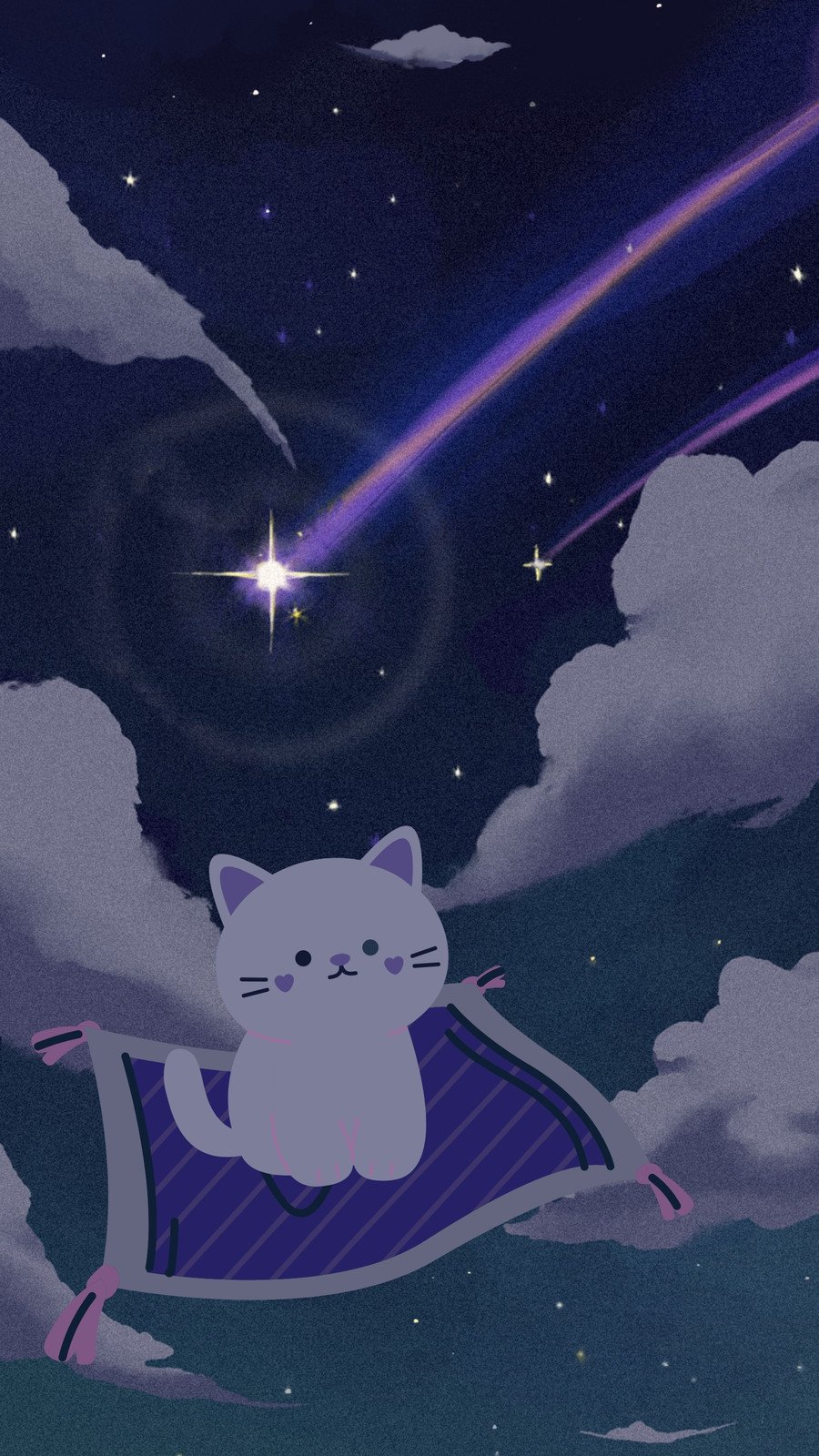 Anime Cat Phone Wallpapers