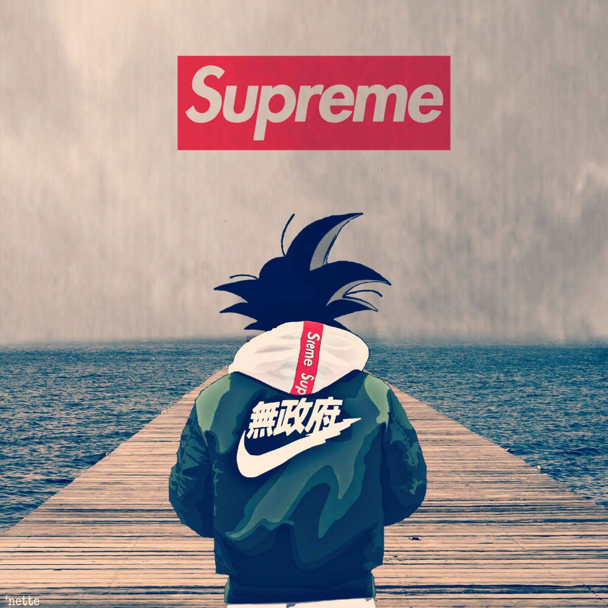 Anime Characters Wearing Supreme Wallpapers