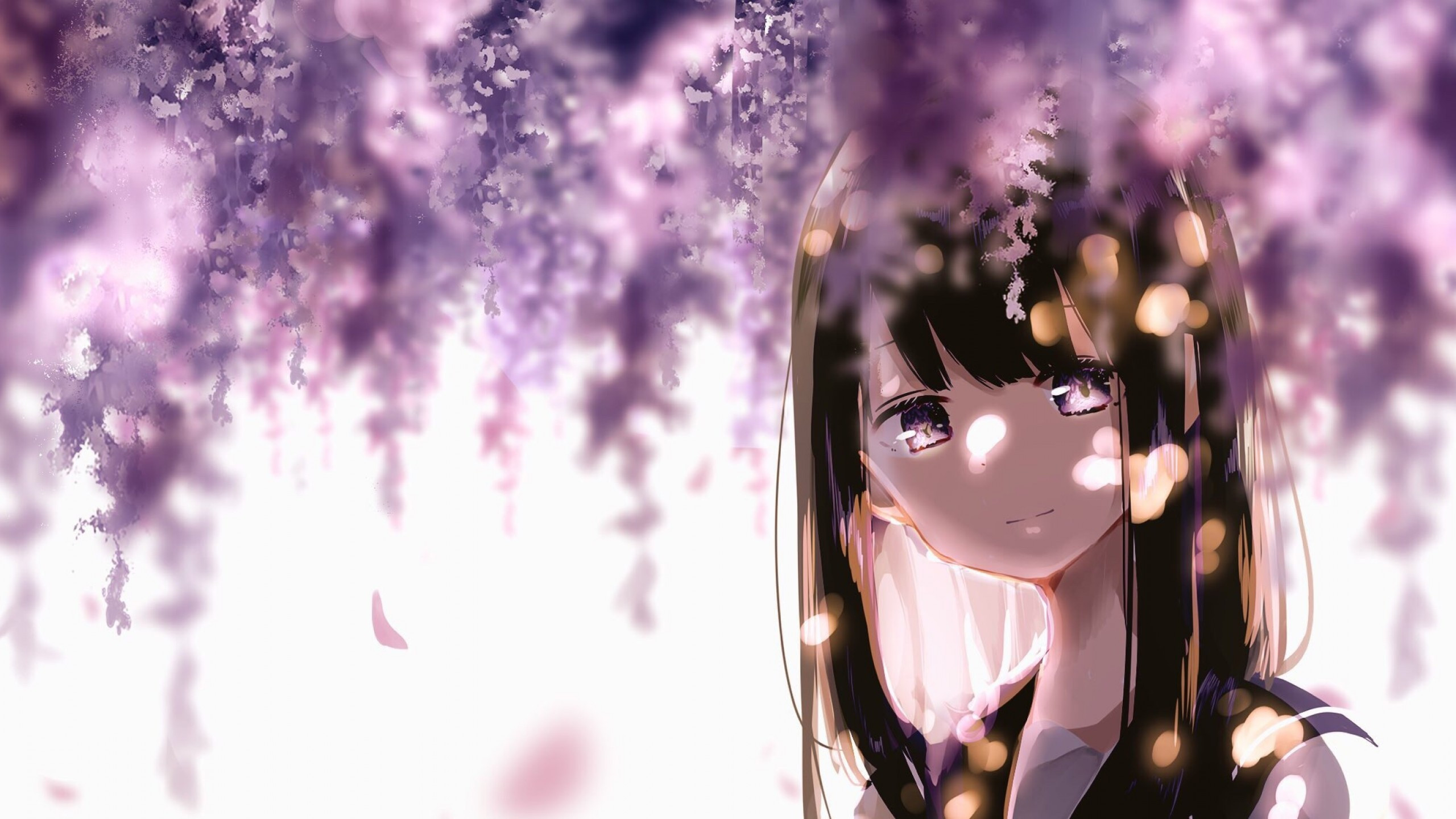 Anime Cherry Blossom Girl Wallpapers