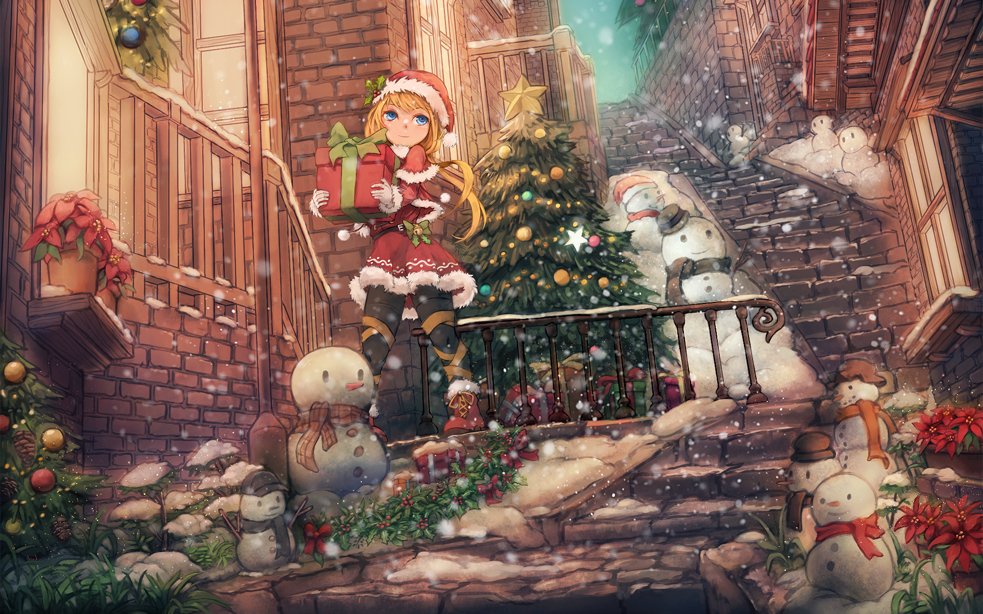 Anime Christmas Hd Wallpapers