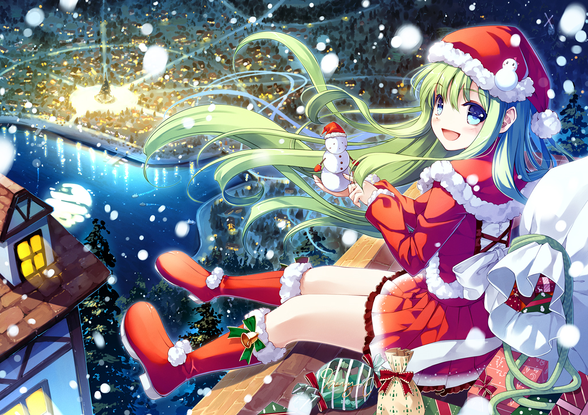 Anime Christmas Hd Wallpapers