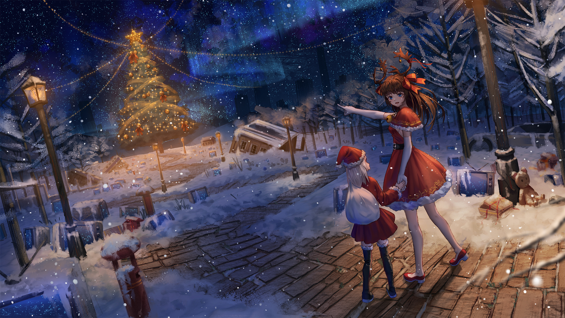 Anime Christmas Hd Wallpapers