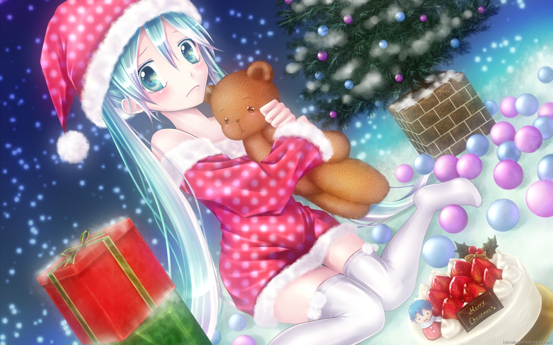 Anime Christmas Hd Wallpapers