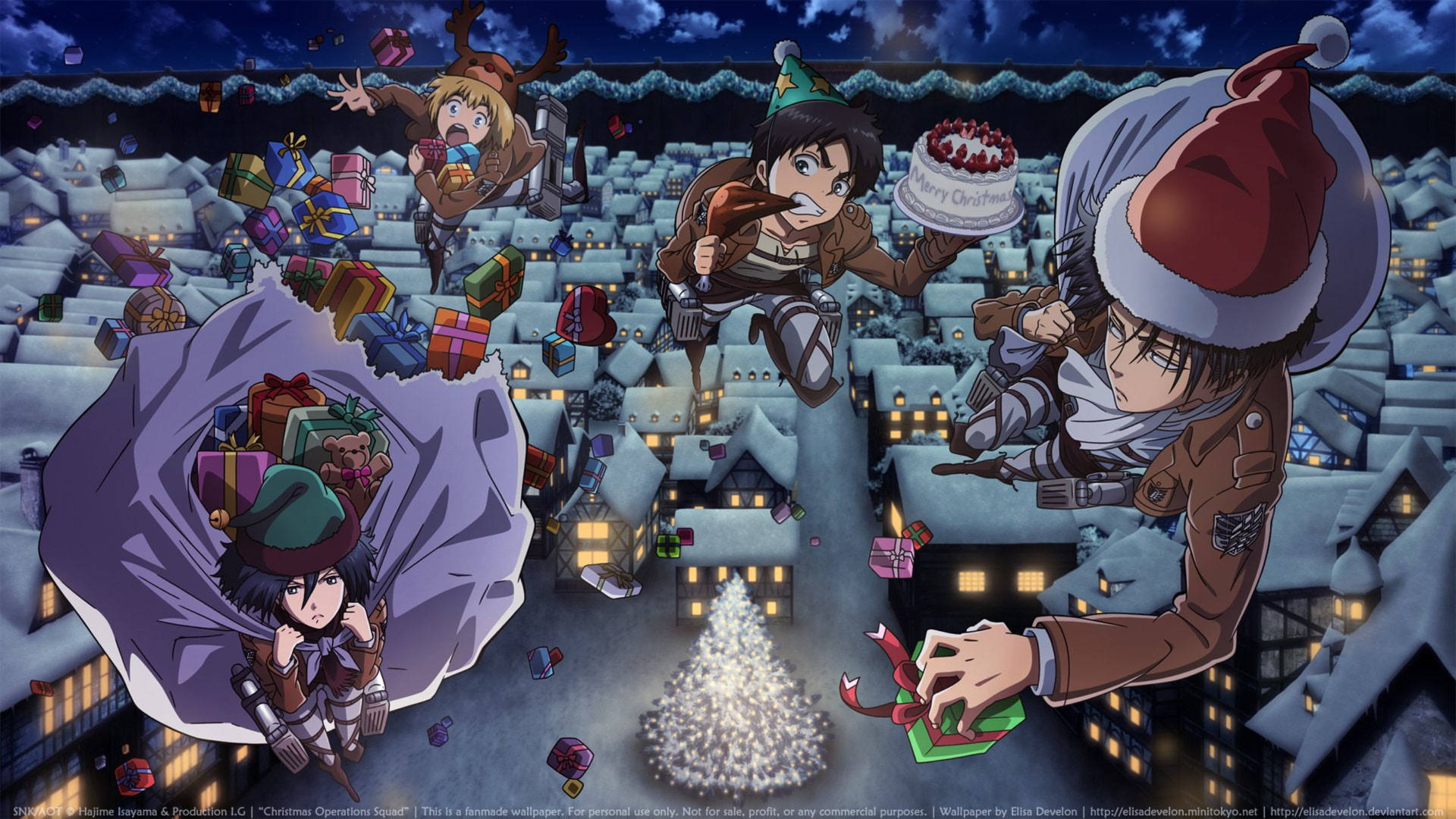 Anime Christmas Hd Wallpapers