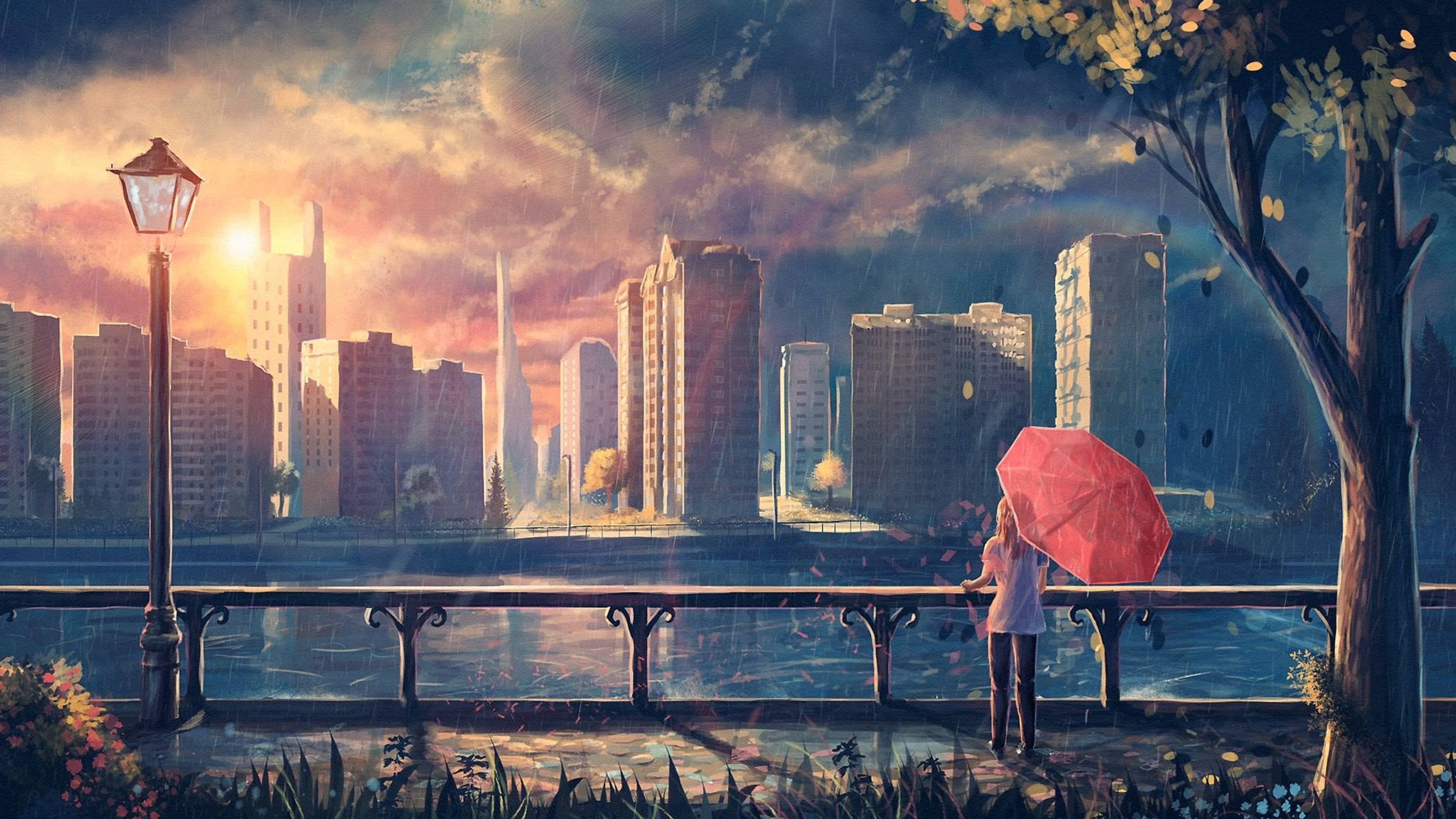 Anime City Backgrounds