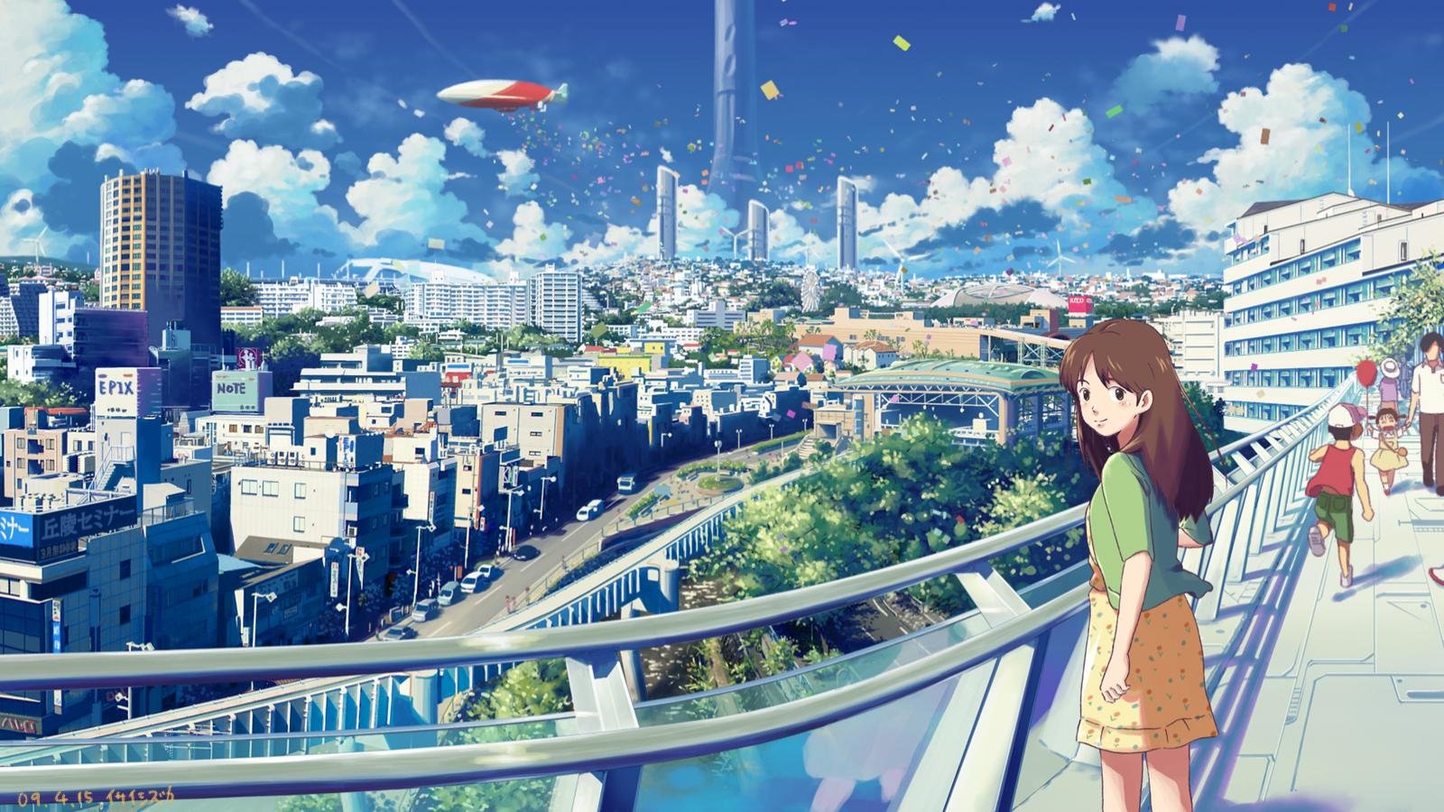 Anime City Backgrounds