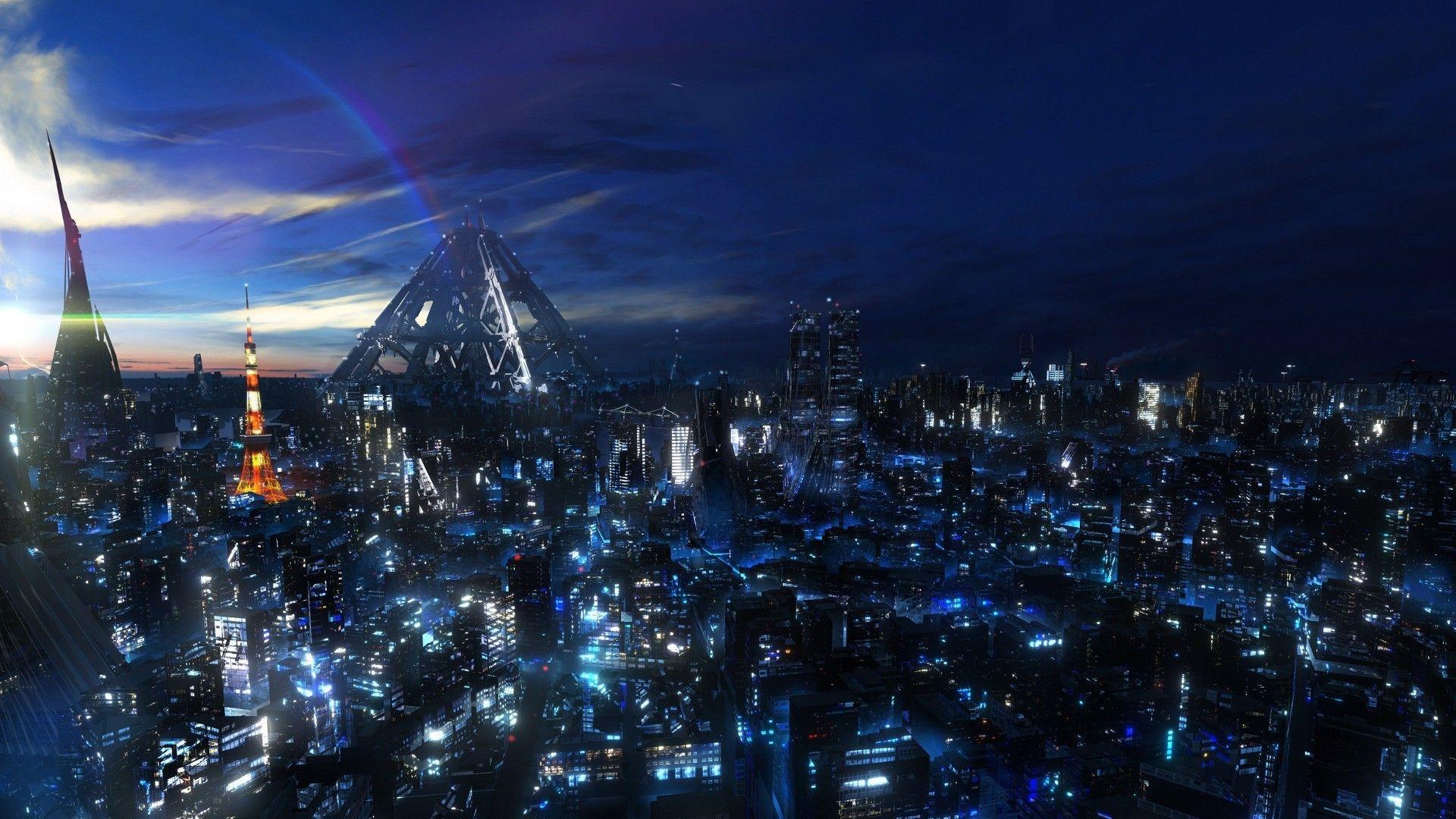 Anime City Backgrounds