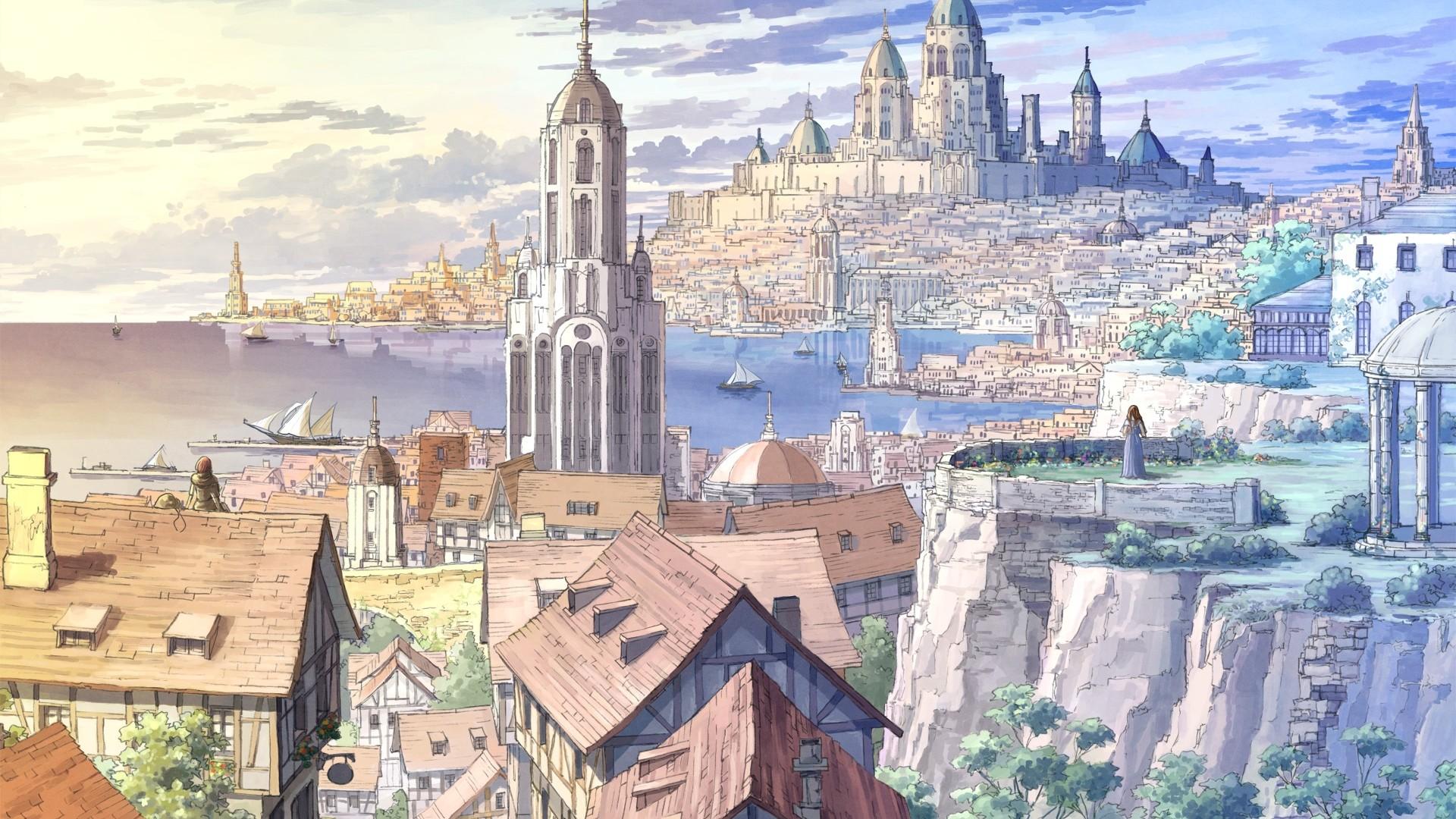 Anime City Backgrounds