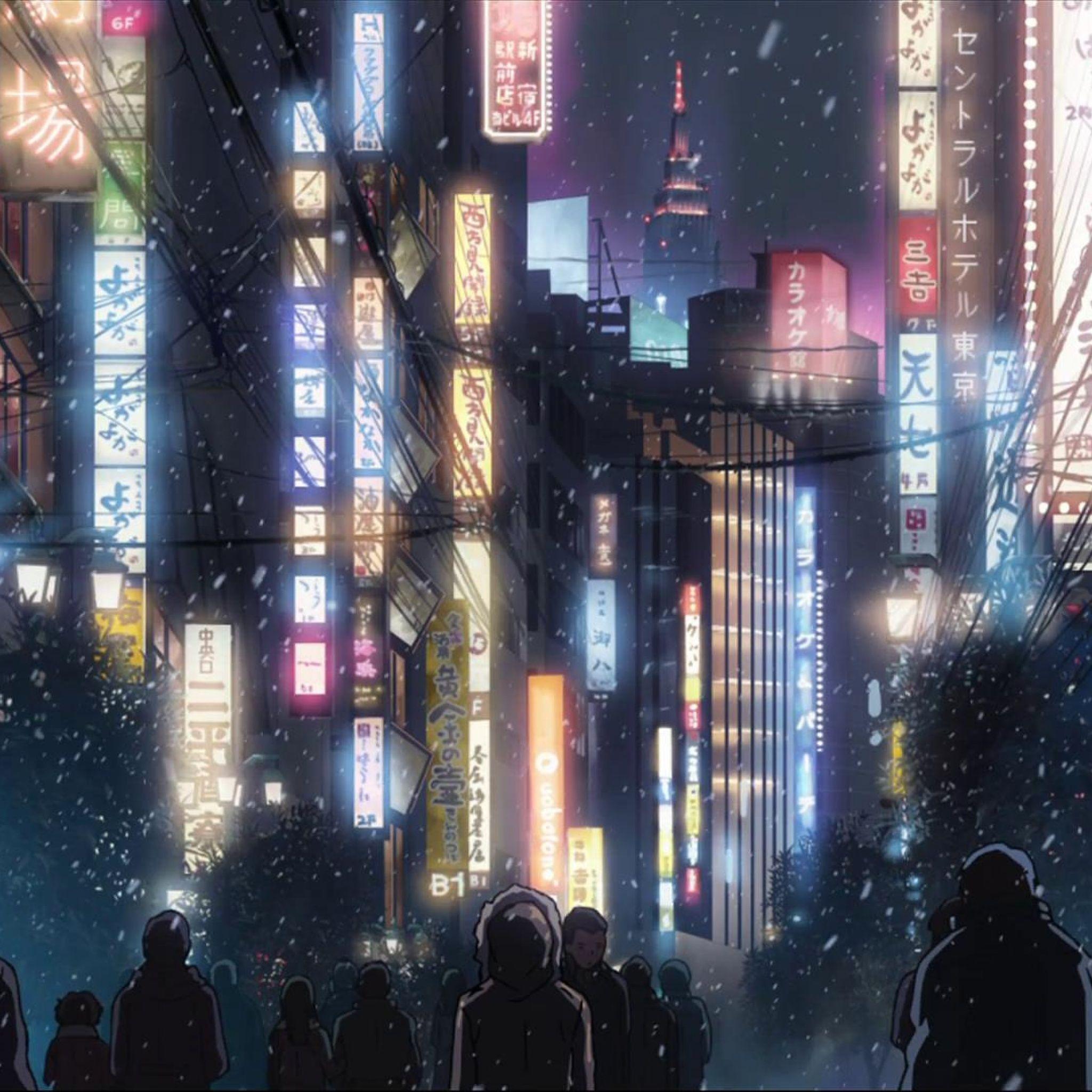 Anime City Lights Wallpapers